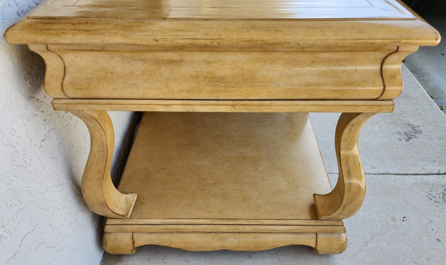 Nightstands Side End Tables Solid Wood Oversized by CENTURY FURNITURE a Pair