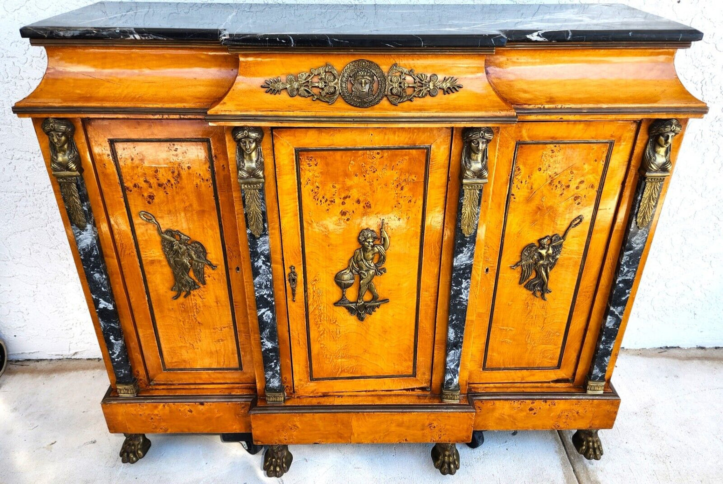 French Louis XV Bar Cabinet Buffet