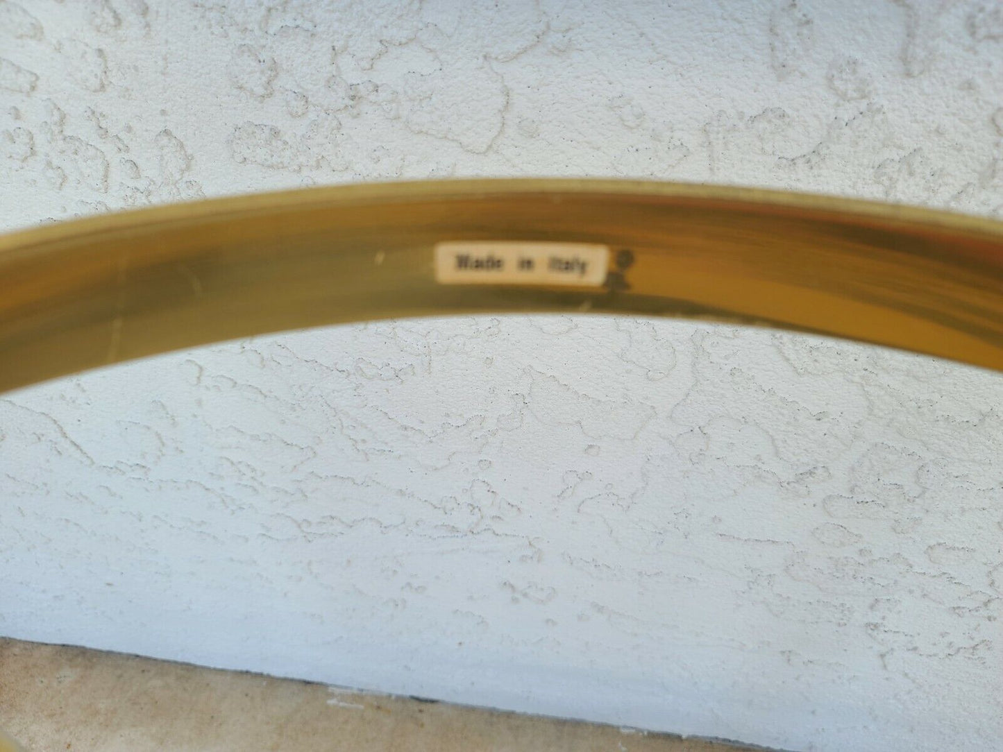 Vintage LaBarge Hollywood Regency Brass Hoof Footed Cocktail Coffee Table Italy