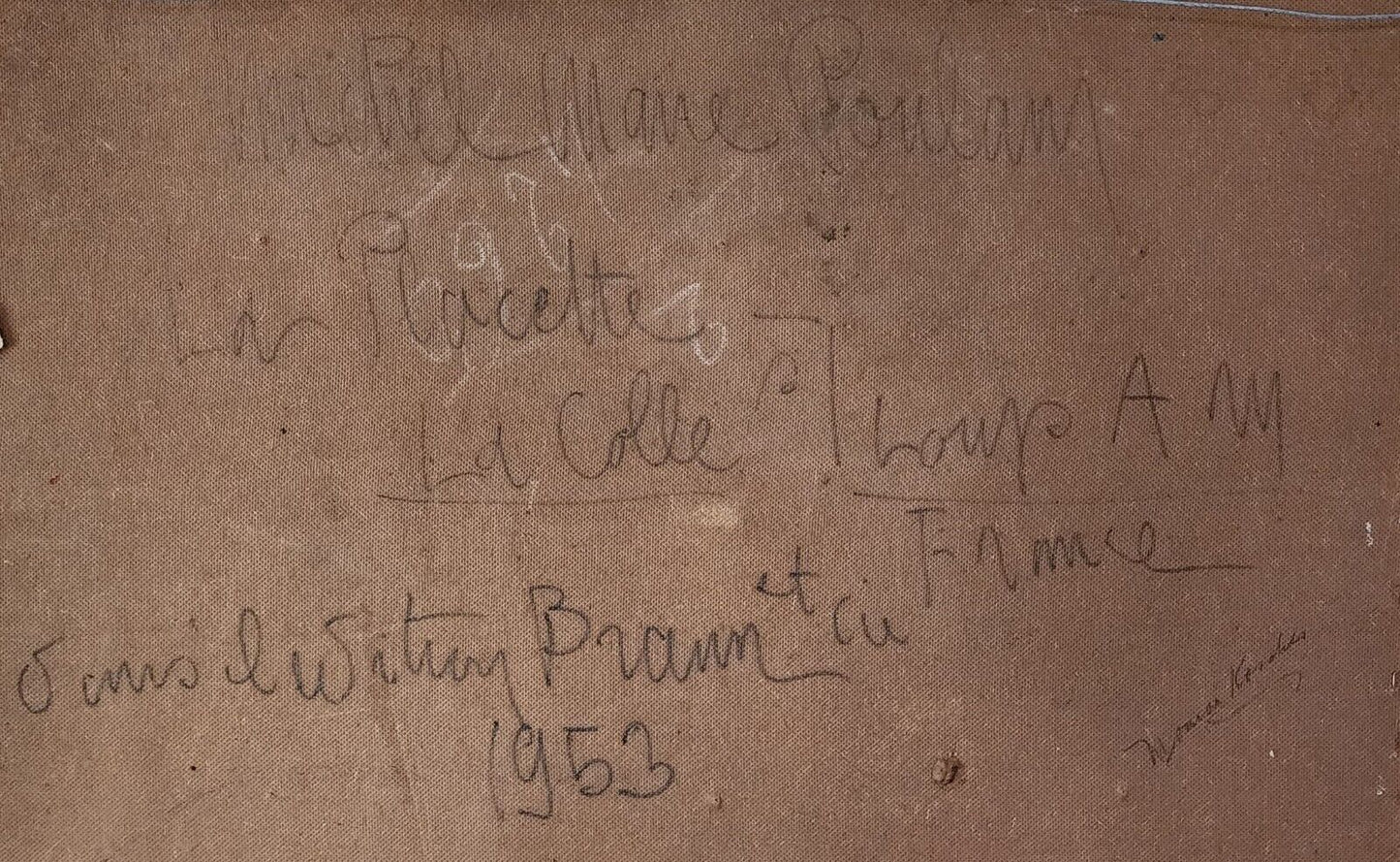 Michel Marie Poulain French Oil Painting