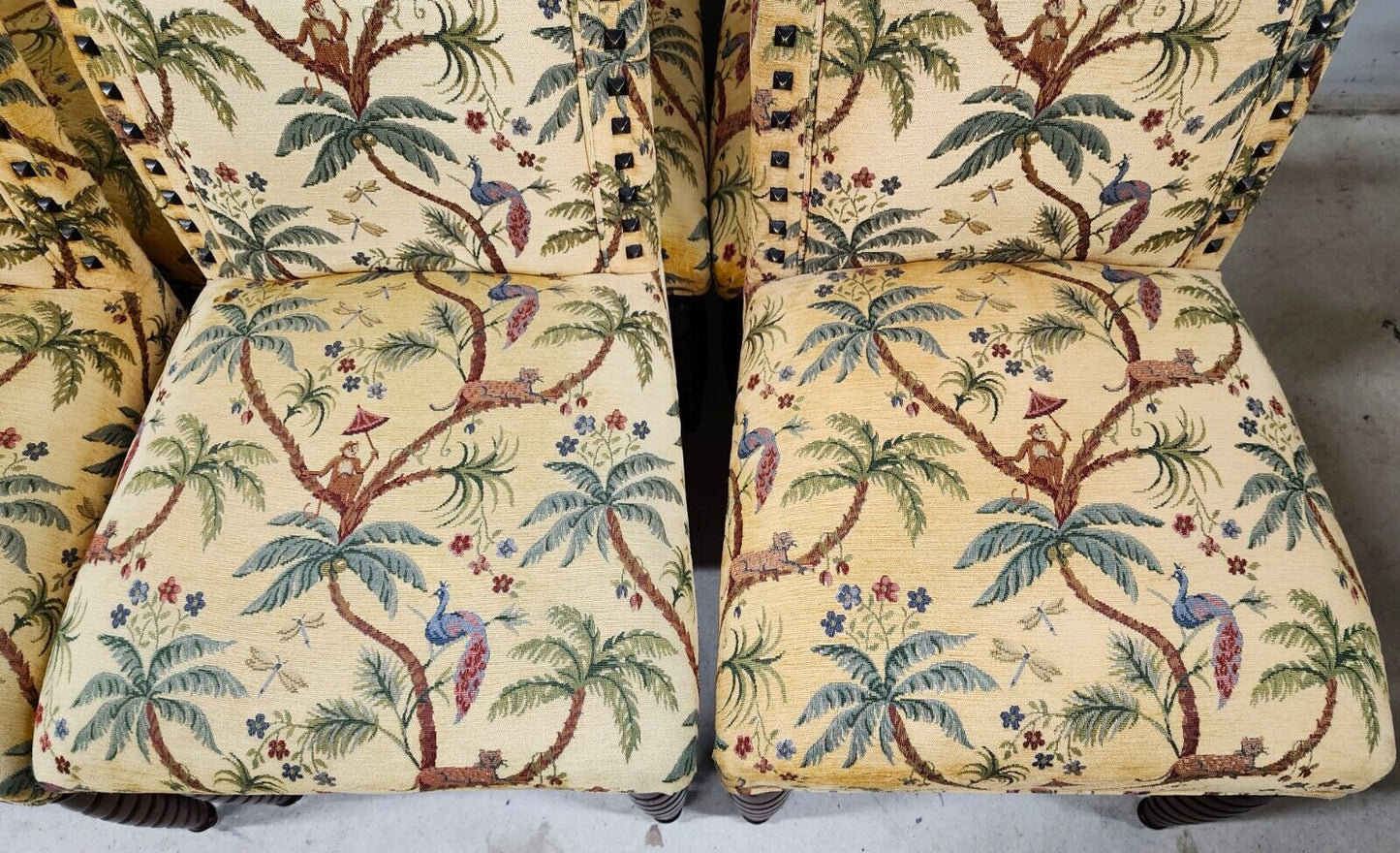 Tropical Jungle Dining Chairs Set of 8