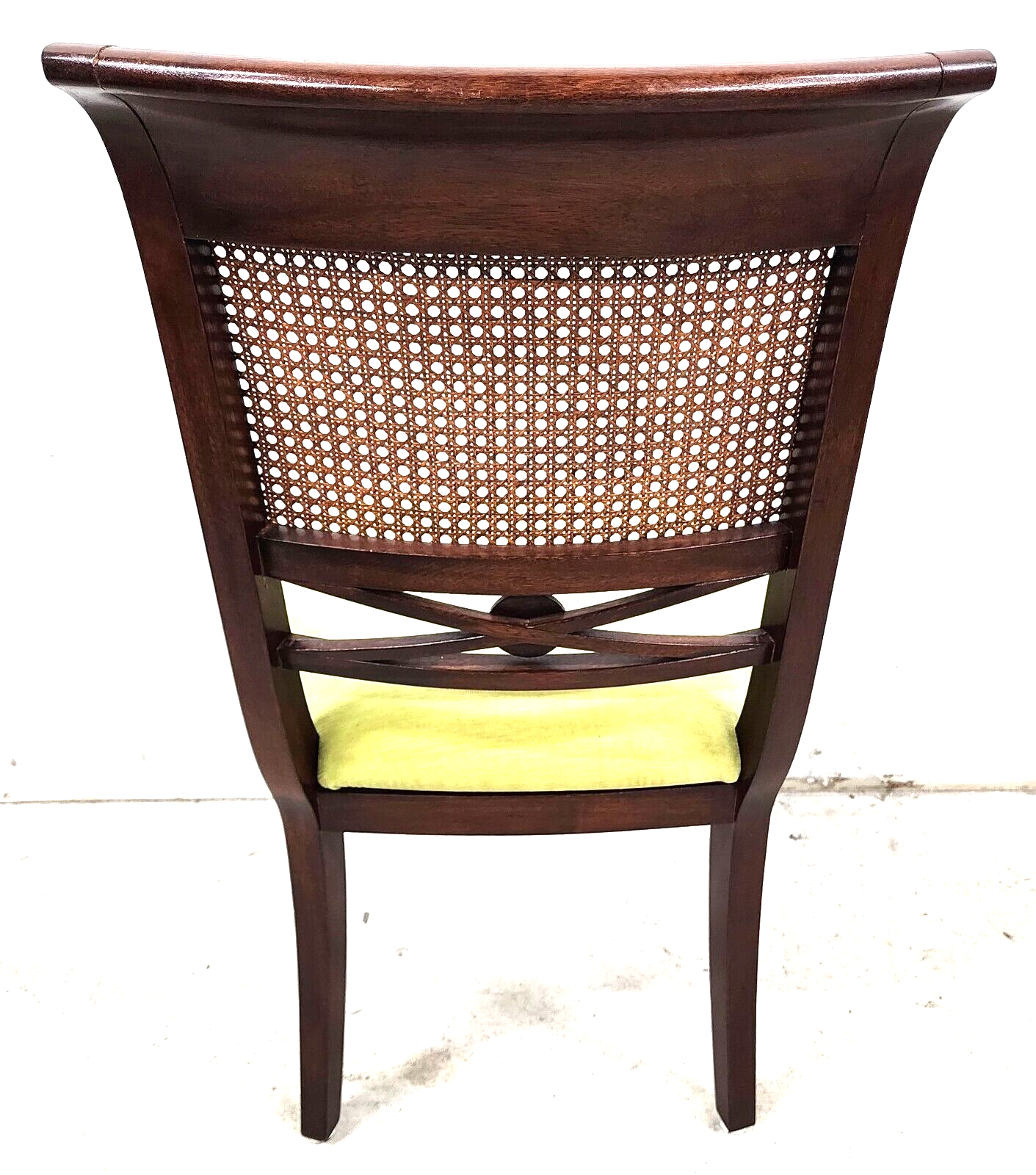 5 Mahogany Dining Chairs Cane Back by PALECEK