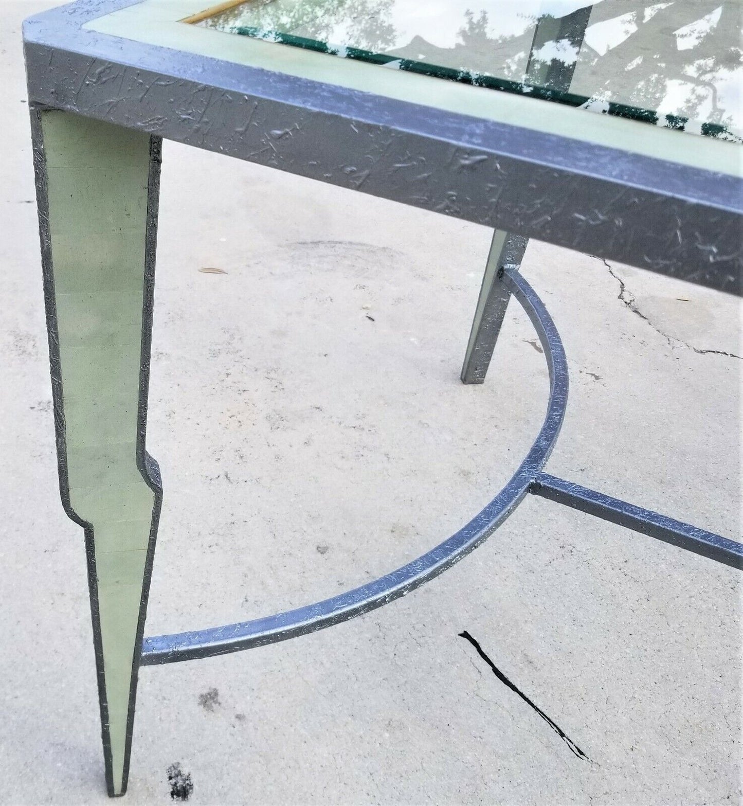 1980's Merle James Edelman for CASA BIQUE Tessellated Marble Dining Gaming Table