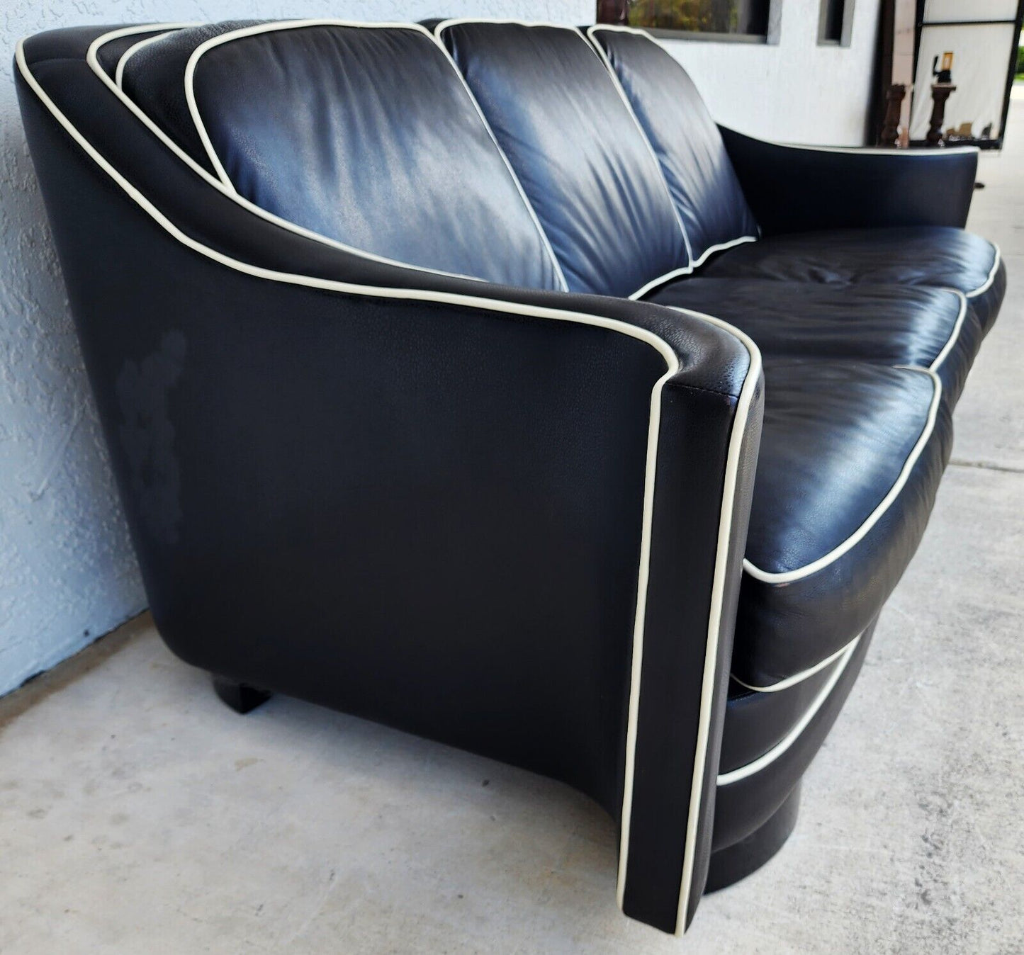 Contemporary Leather Sofa Top Grade by ELITE LEATHER