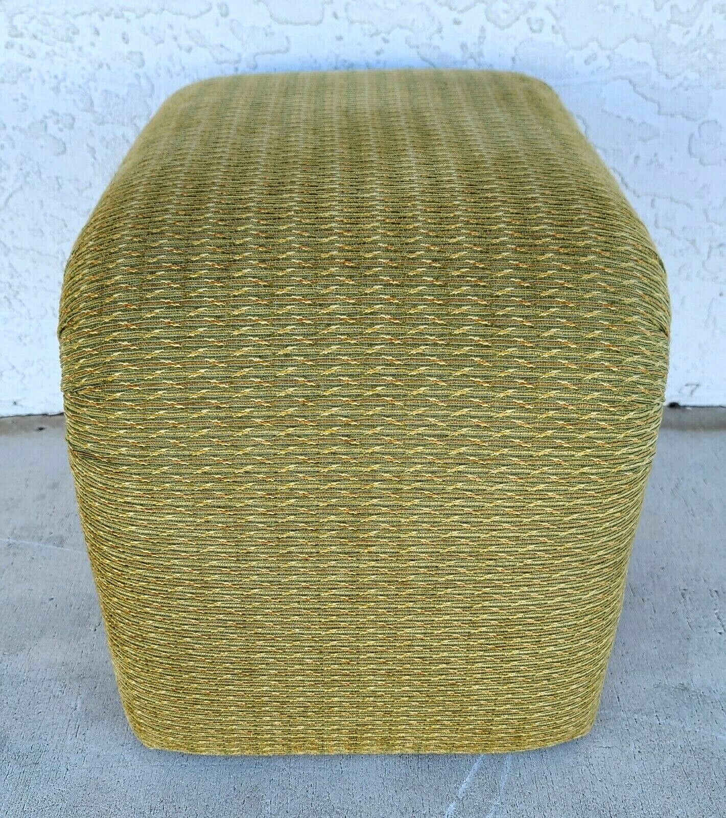 MCM Upholstered Ottoman Footstool by TAYLOR KING