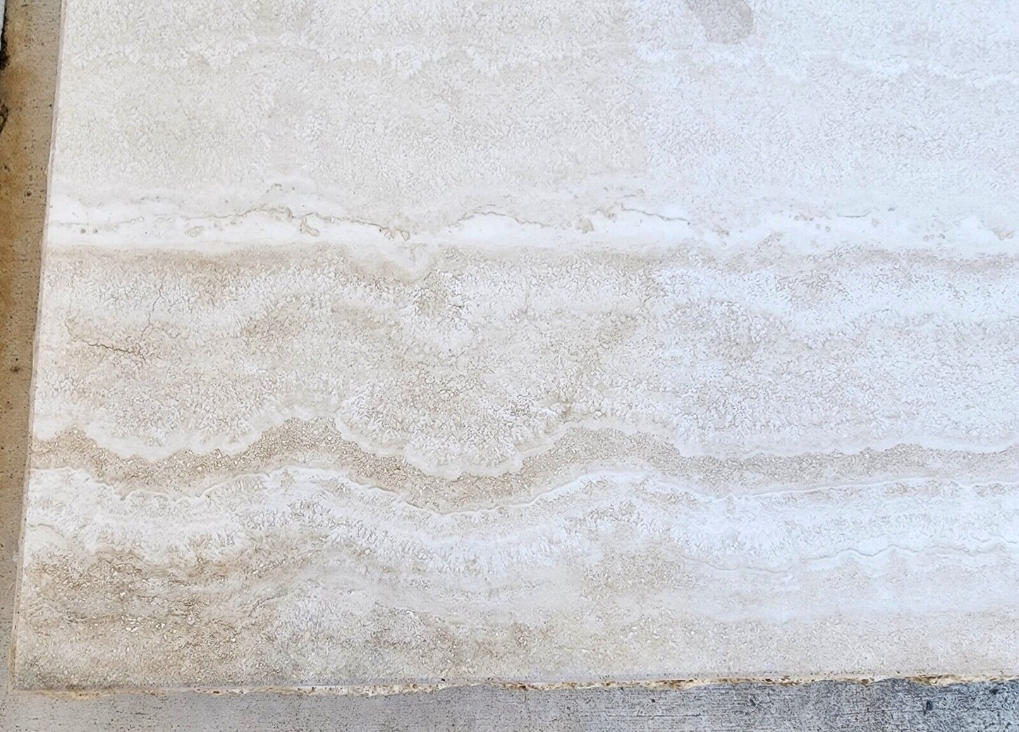 Travertine Coffee Table Italian Live Edge 1970s by STONE INTERNATIONAL