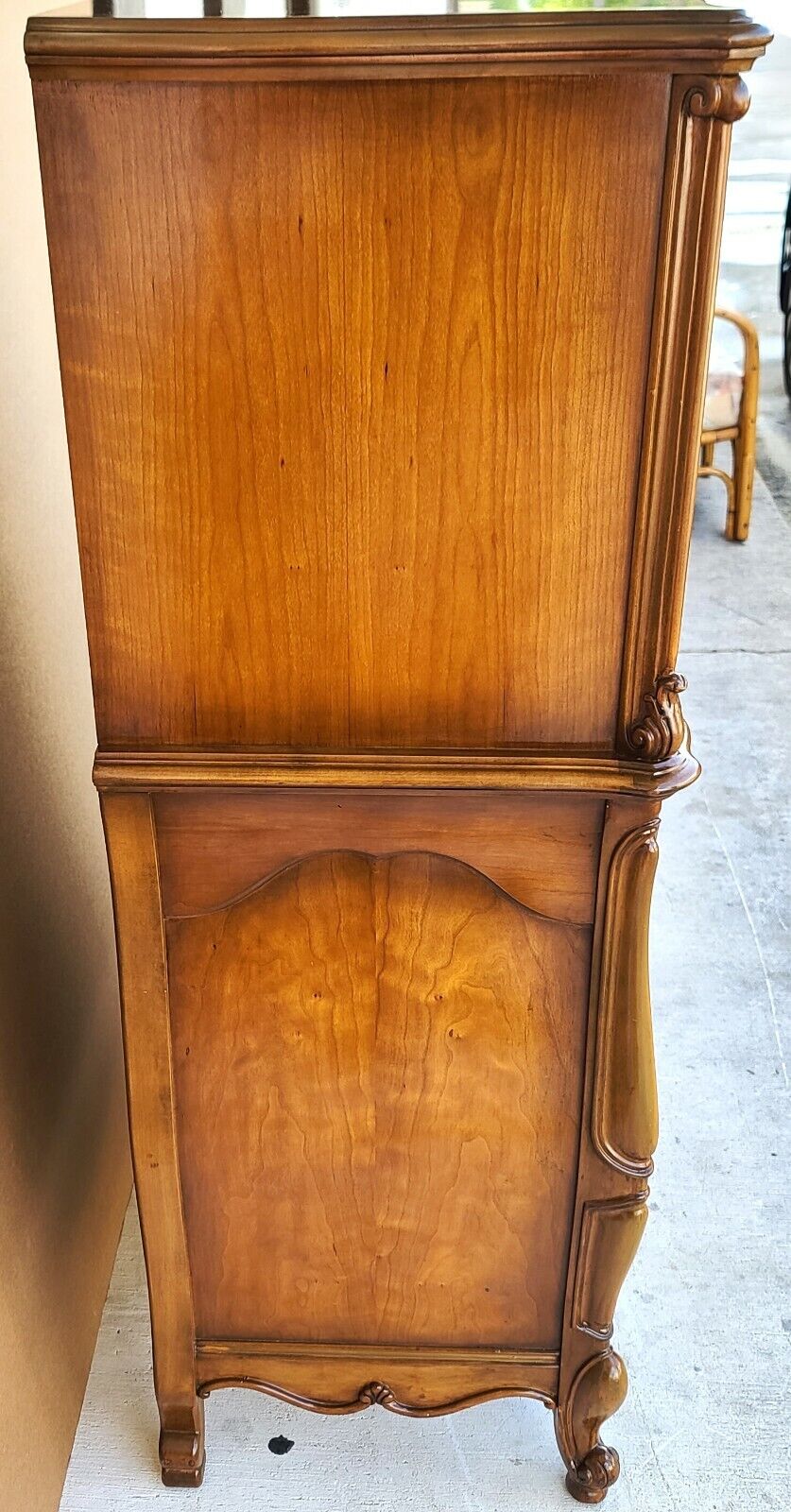 Louis XV French Provincial Sculptural Highboy Dresser by DANIEL JONES NEW YORK