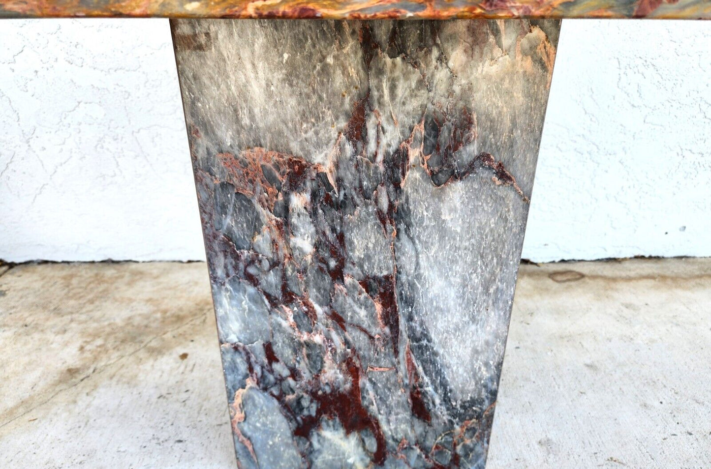 Marble Side End Accent Table Boho Vintage
