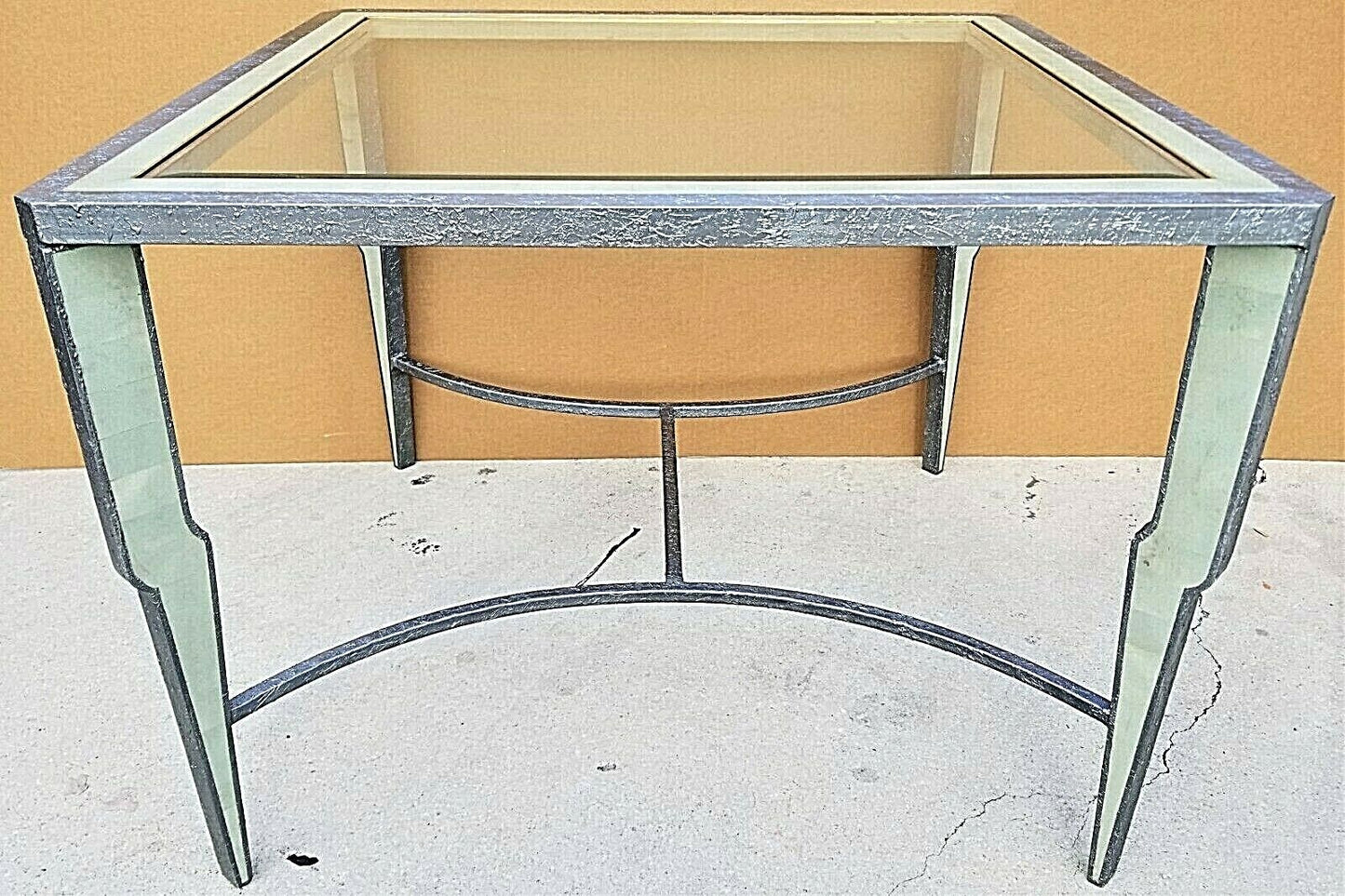 1980's Merle James Edelman for CASA BIQUE Tessellated Marble Dining Gaming Table