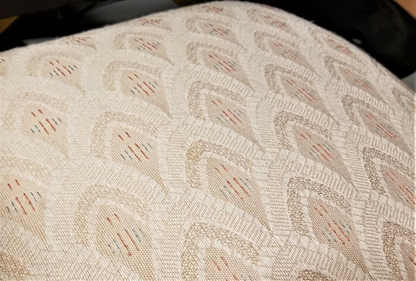 Antique Flamed Mahogany Federal Empire Style Accent Arm Chair Scrolled Arms