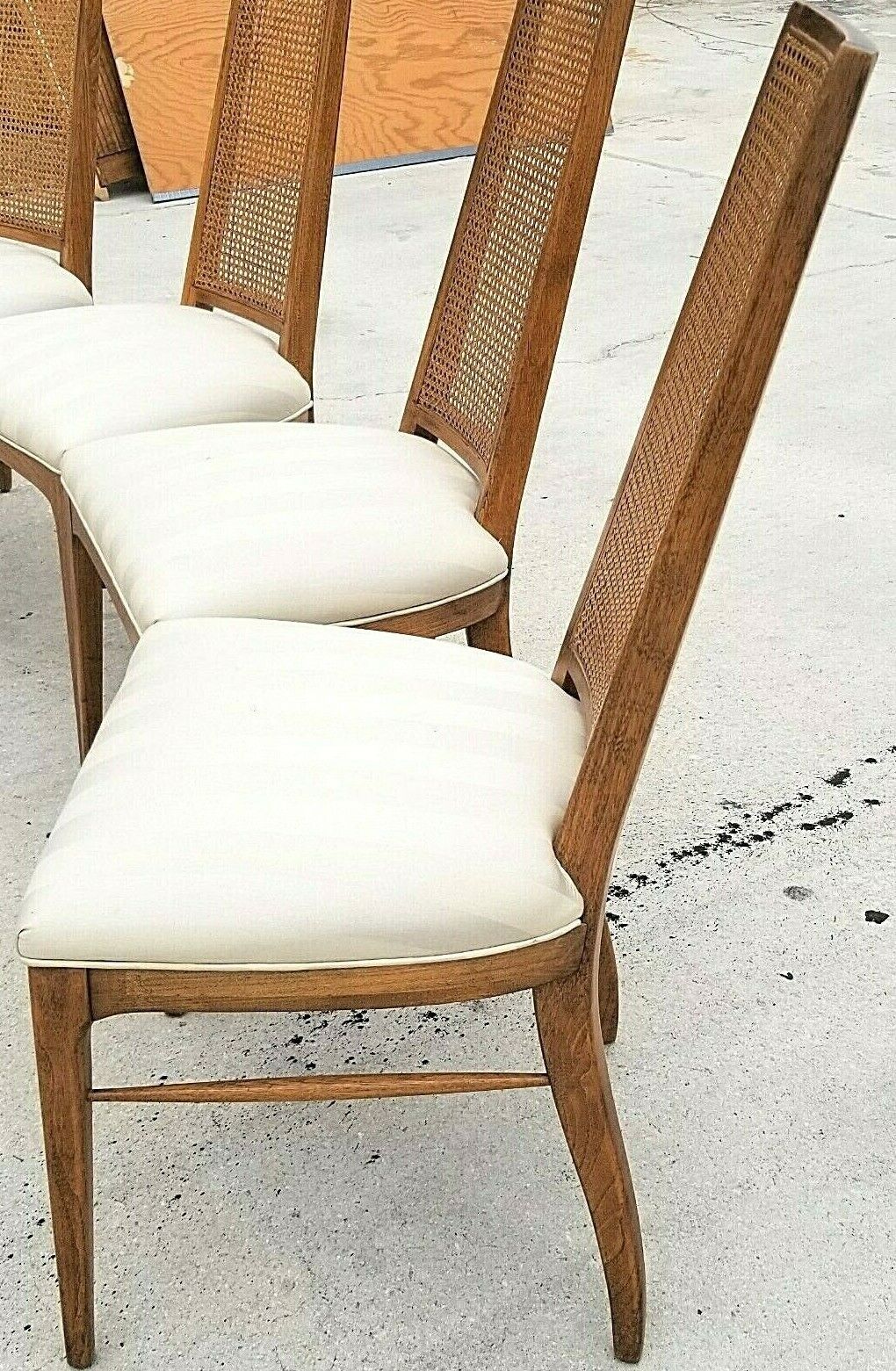 MCM Dining Chairs Cane Back Set of 2 ONLY by DREXEL