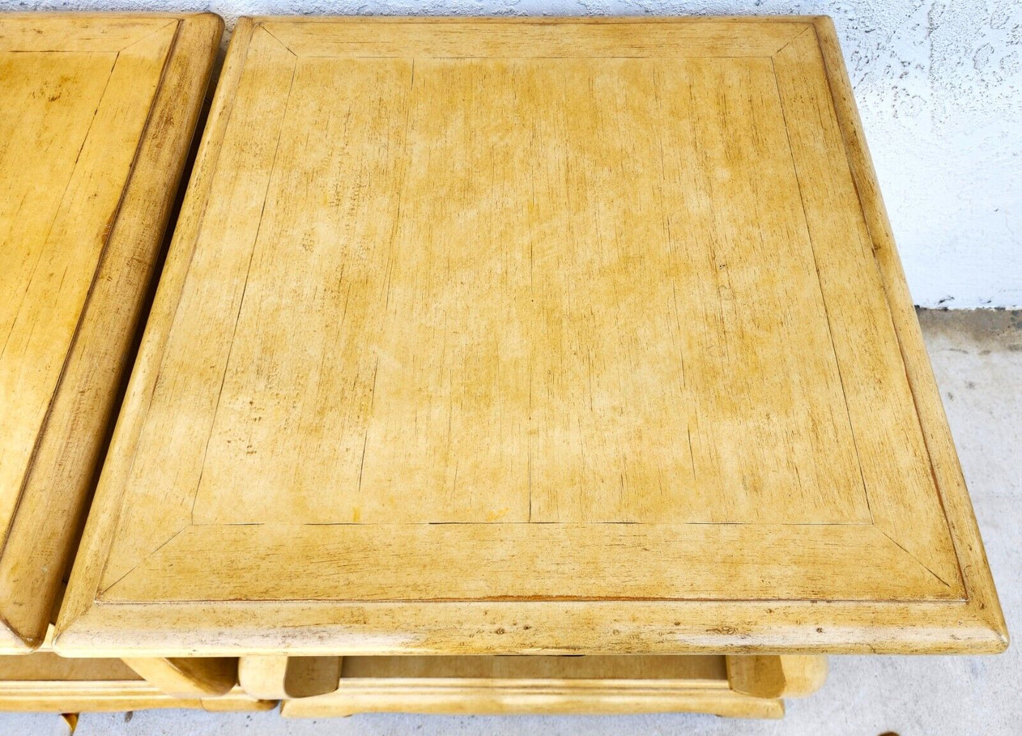 Nightstands Side End Tables Solid Wood Oversized by CENTURY FURNITURE a Pair