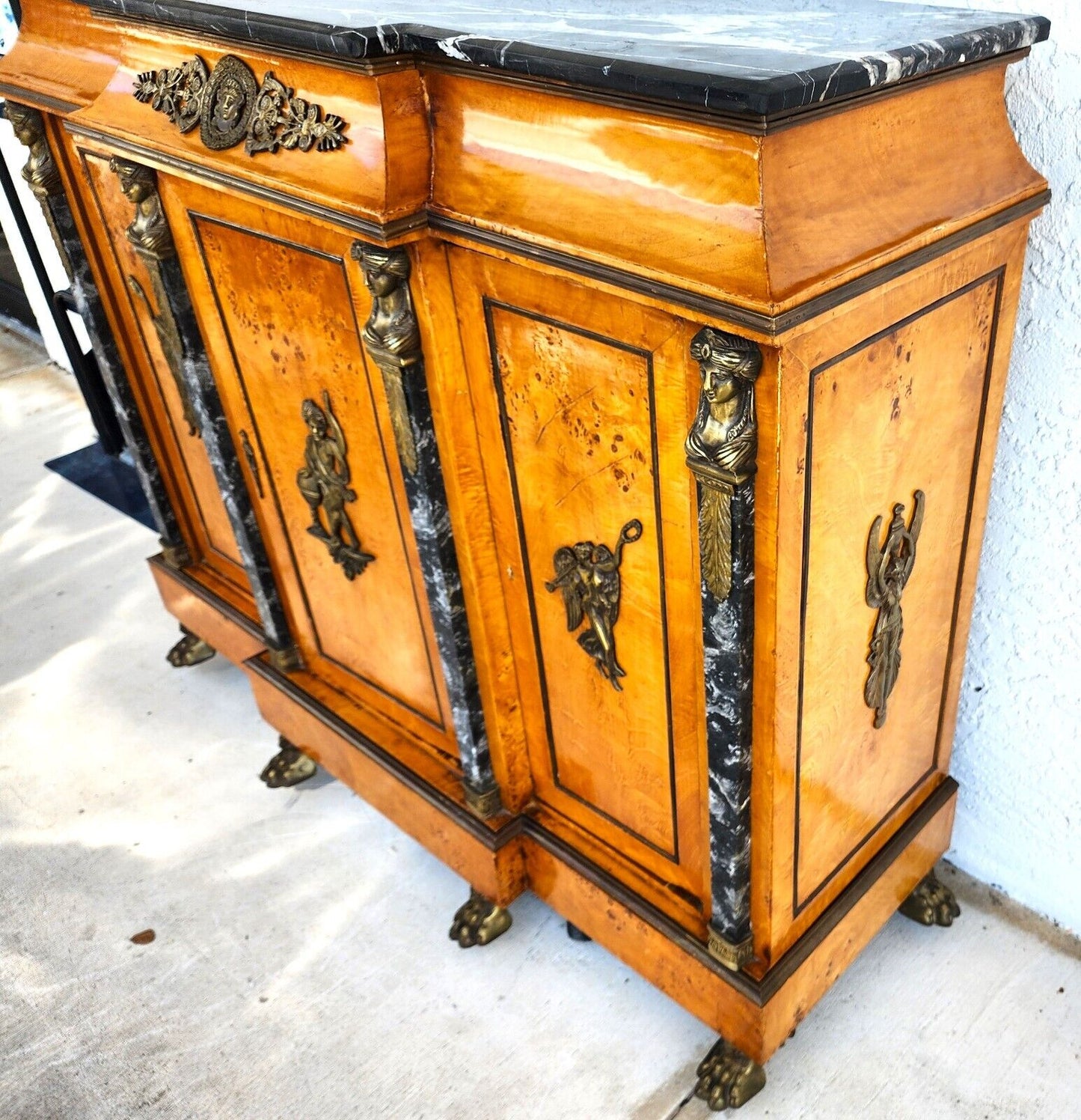 French Louis XV Bar Cabinet Buffet