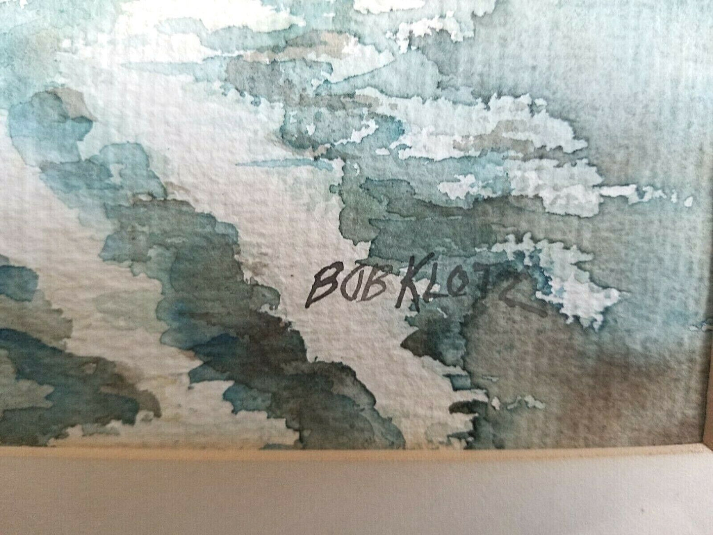 Original BOB KLOTZ 1893-1987 Signed Watercolor Painting Everglades Old Florida