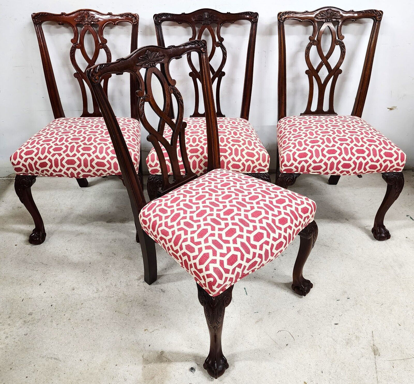 Kindel Chippendale Ball & Claw Dining Chairs