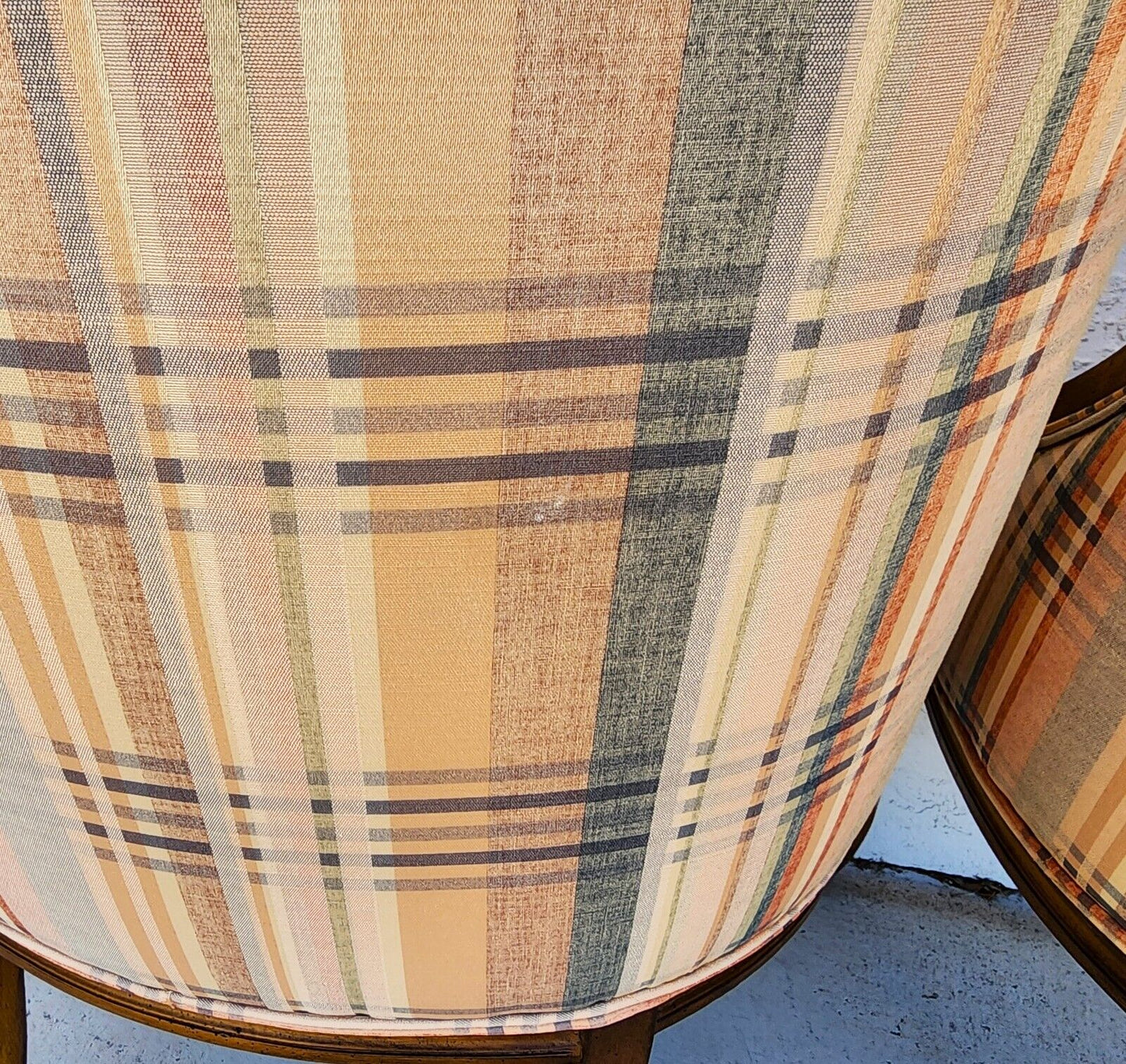 Country French Chairs Accent Antique 1940s Set of 2