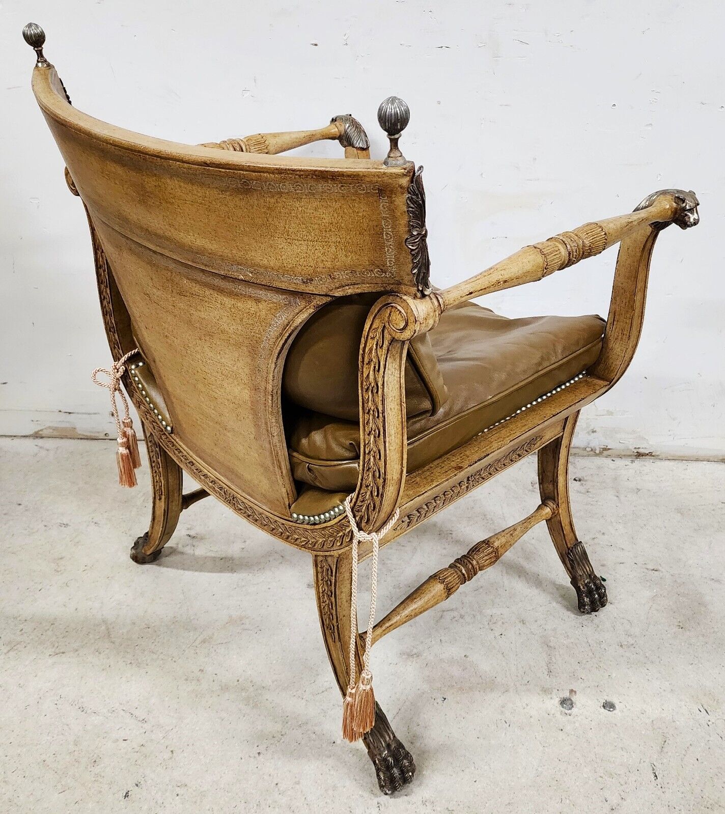 Leather " Cleopatra " Armchair by FERGUSON COPELAND
