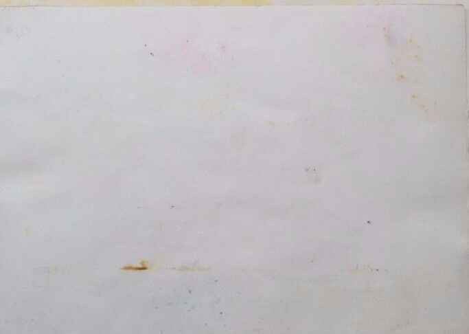 1988 Edward Goldman (1916-2006) Acrylic Gold Leaf Ink Painting Signed