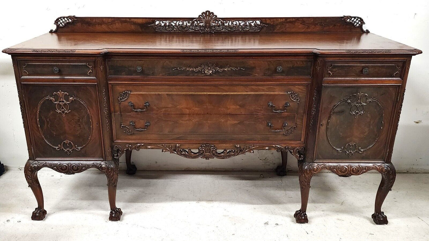 Antique Dining Table Walnut by ROYAL FURNITURE Co as Featured in FORBES MAGAZINE