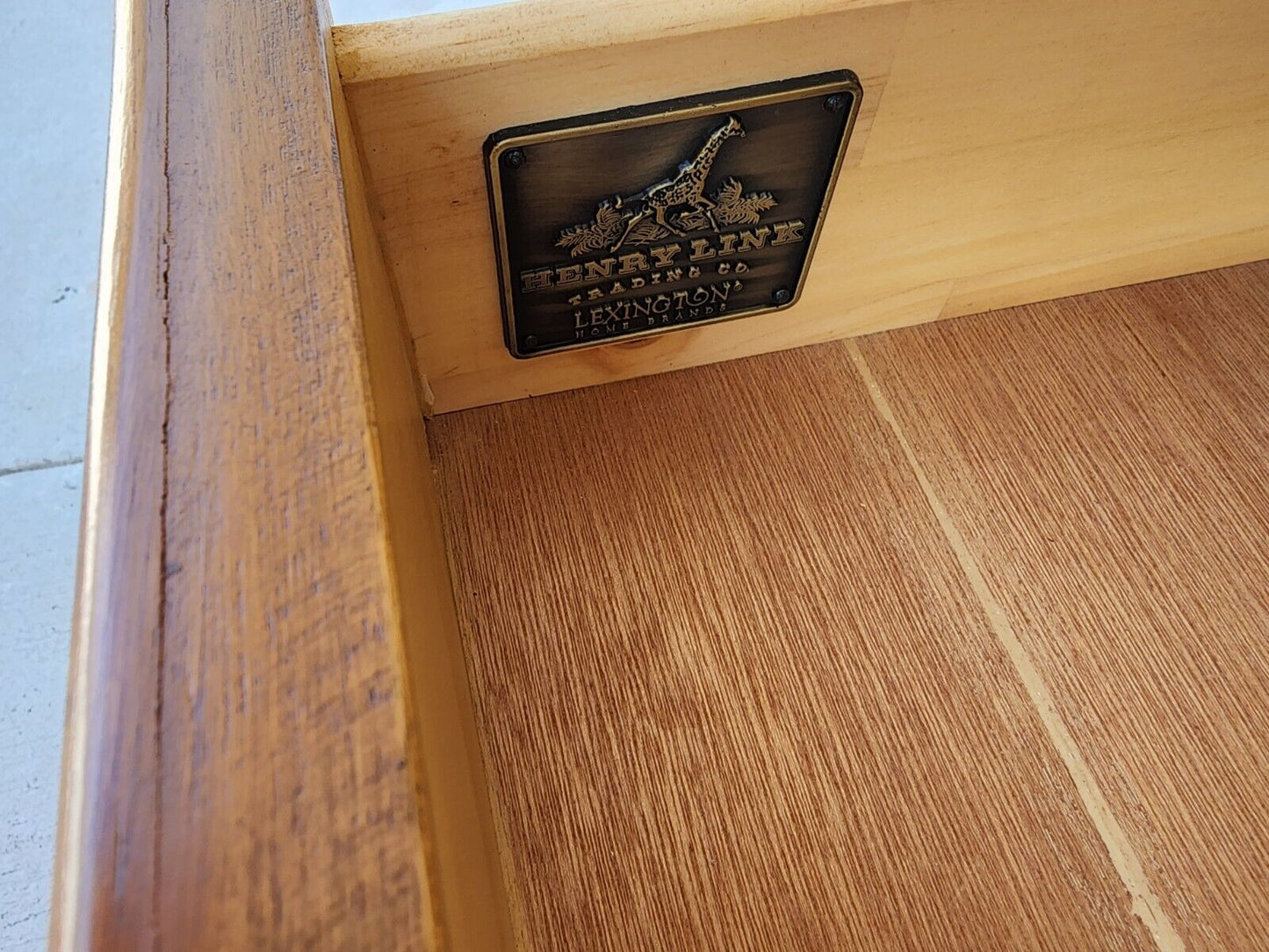 Boho Bamboo Wicker Nightstand Chest by Lexington