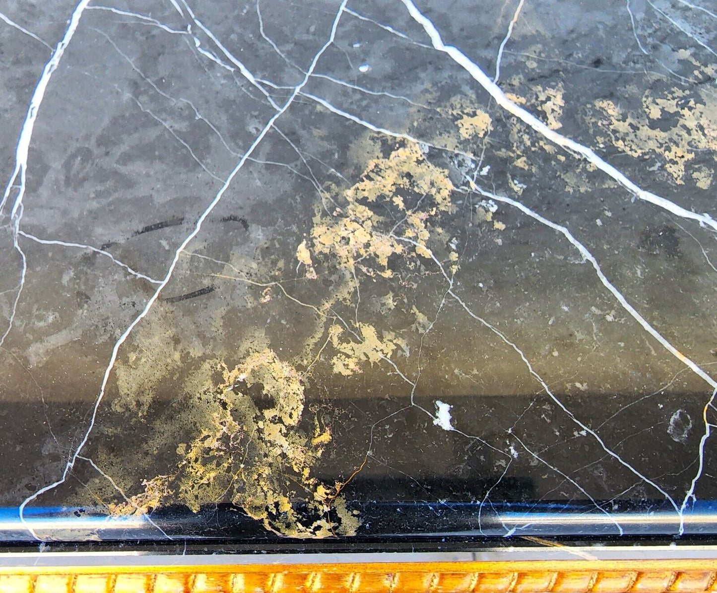 Console Table Marble & Giltwood Italian by HENREDON