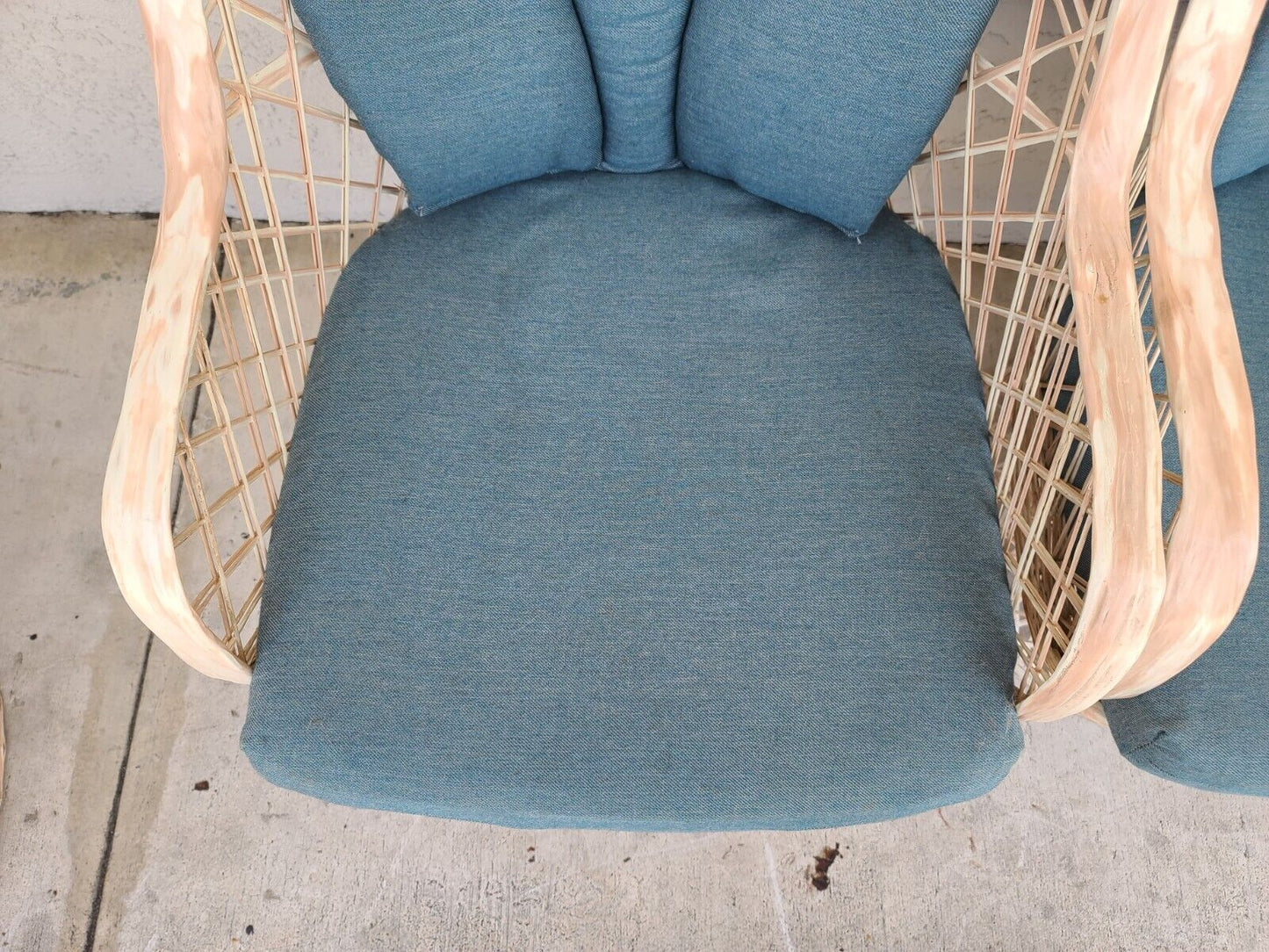 1970s MCM RUSSELL WOODARD Spun Fiberglass Outdoor Dining Set