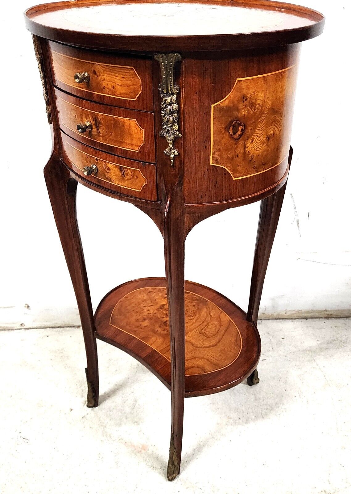 French Side Table Louis XV Ormolu Mounts