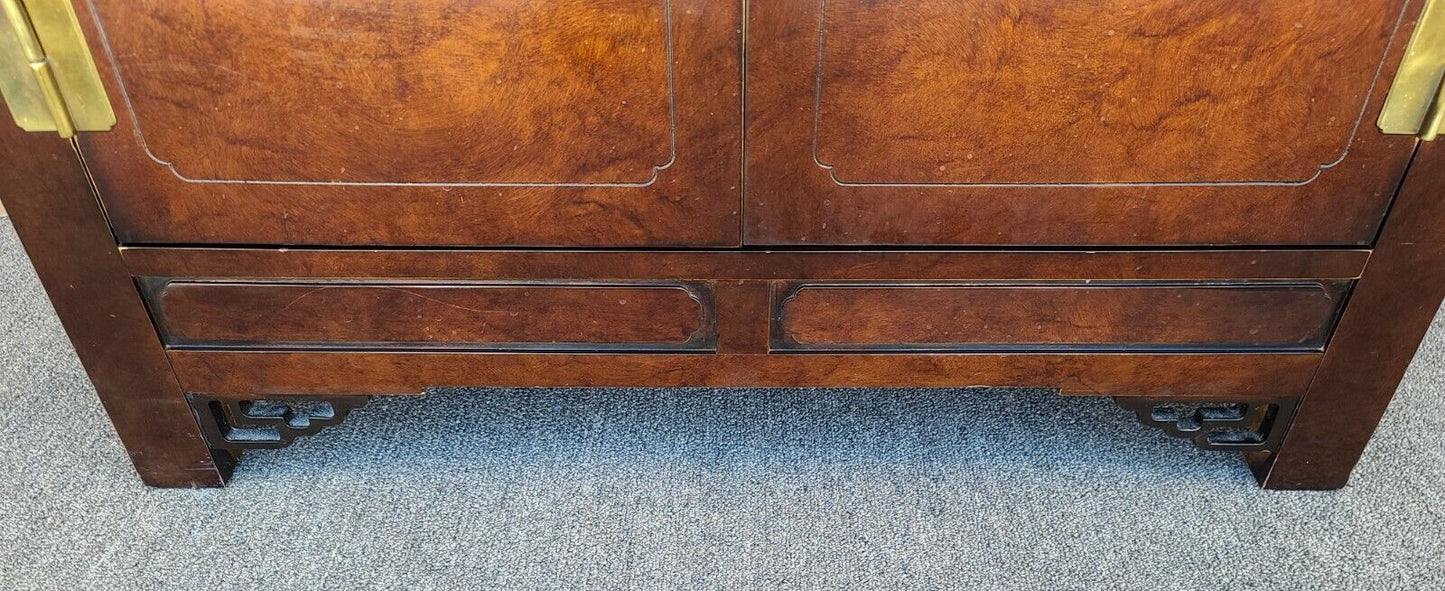 WHITE FURNITURE CO Mandarin Lacquered Asian Chinoiserie Buffet Server Dry Bar