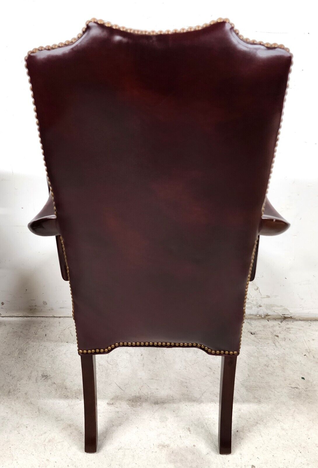 Guerin Leather Accent Office Armchair by HANCOCK & MOORE