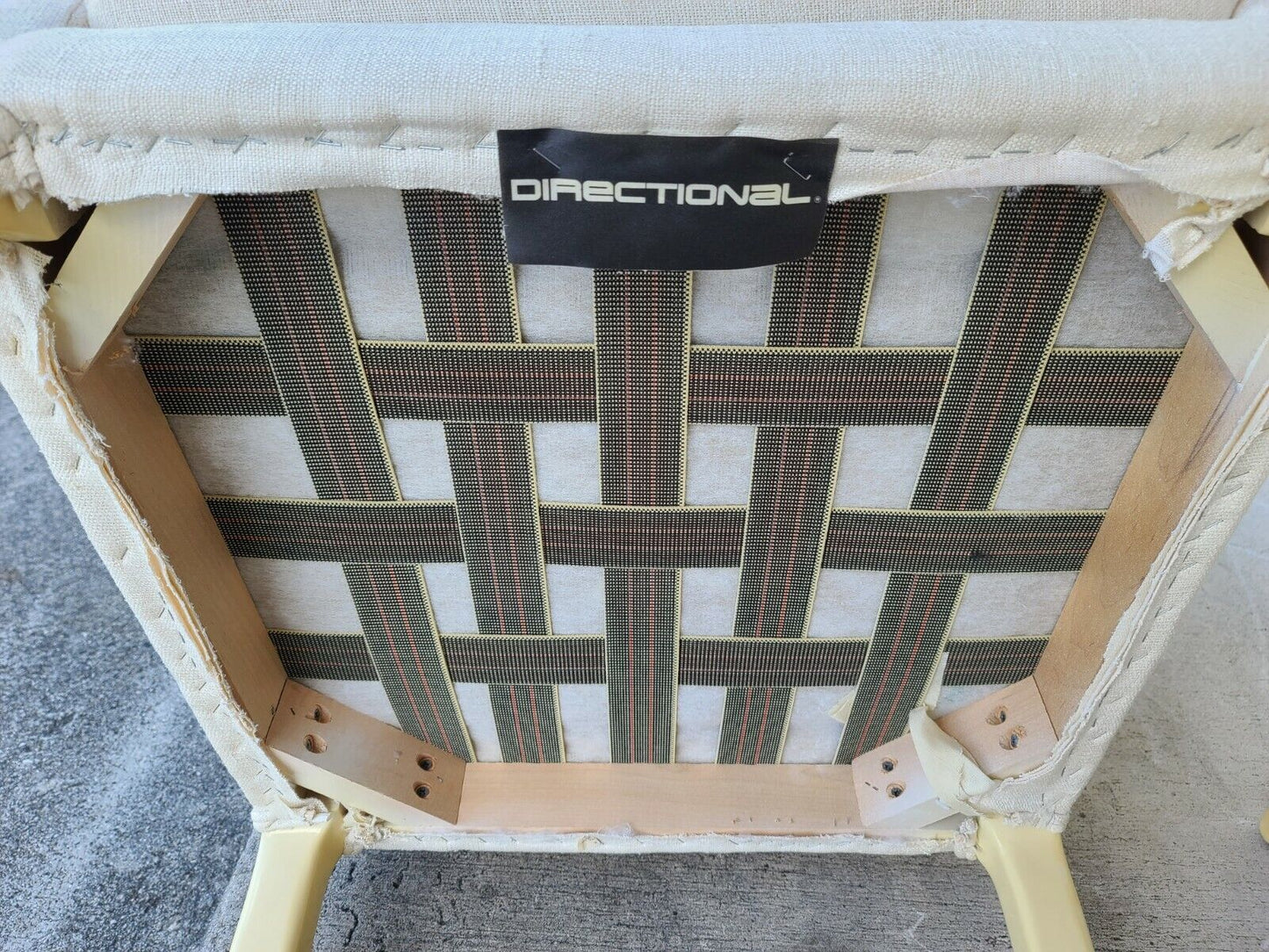 6 Linen Dining Chairs by DIRECTIONAL Furniture Co