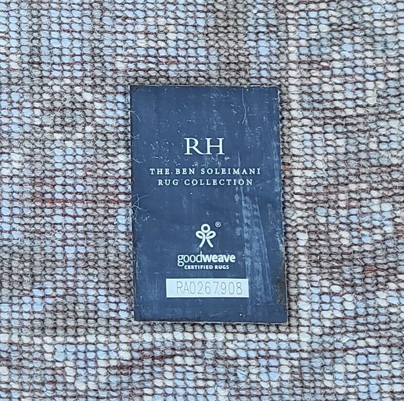 RH Restoration Hardware Ben Soleimani Ashra Rug 6' x 9'