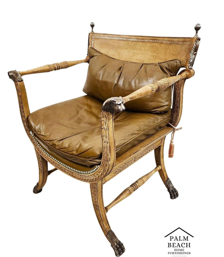 Leather " Cleopatra " Armchair by FERGUSON COPELAND