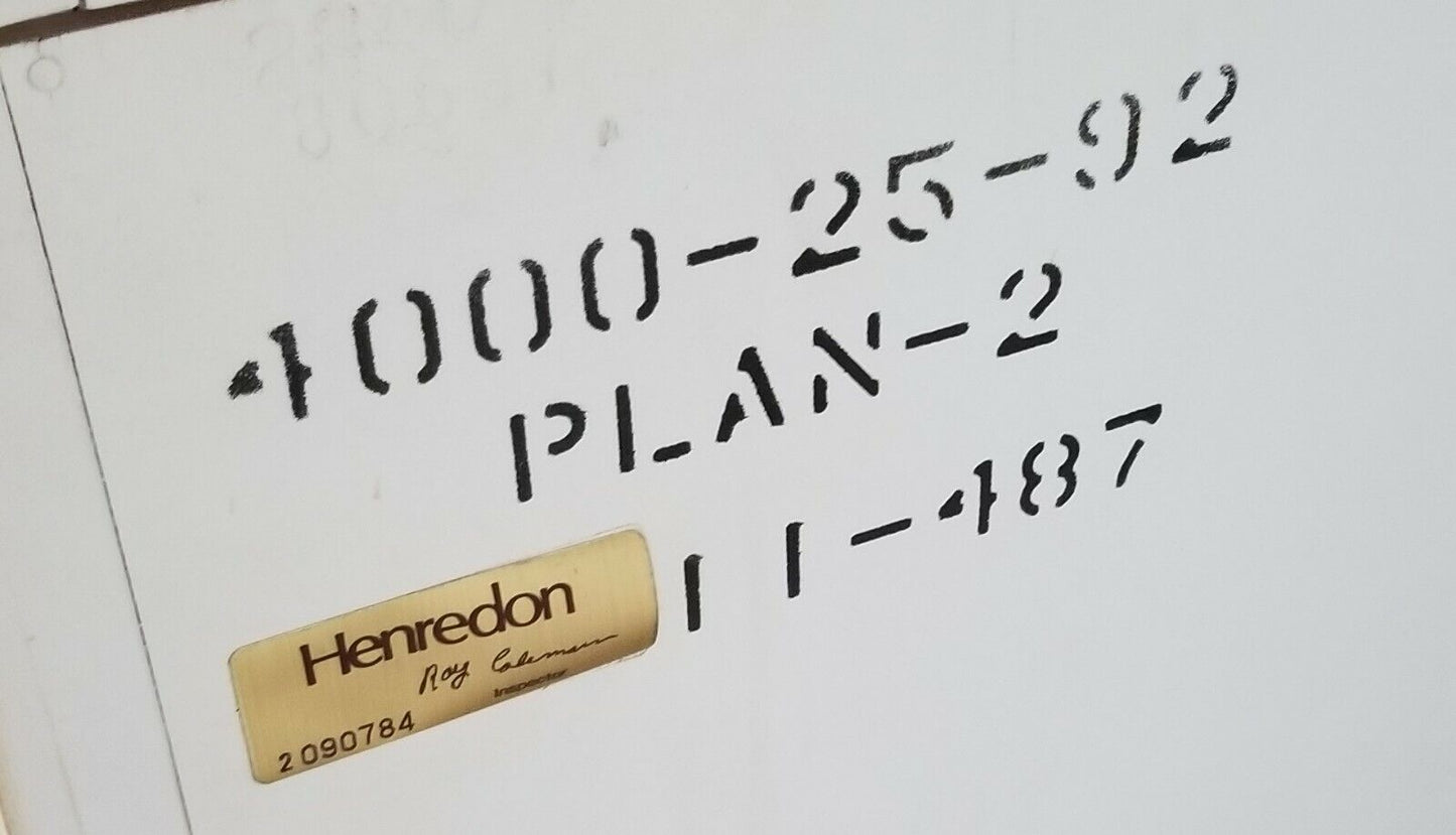 Vtg HENREDON by Roy Coleman Lacquered Bar Buffet Faux Goat Skin Asian Style