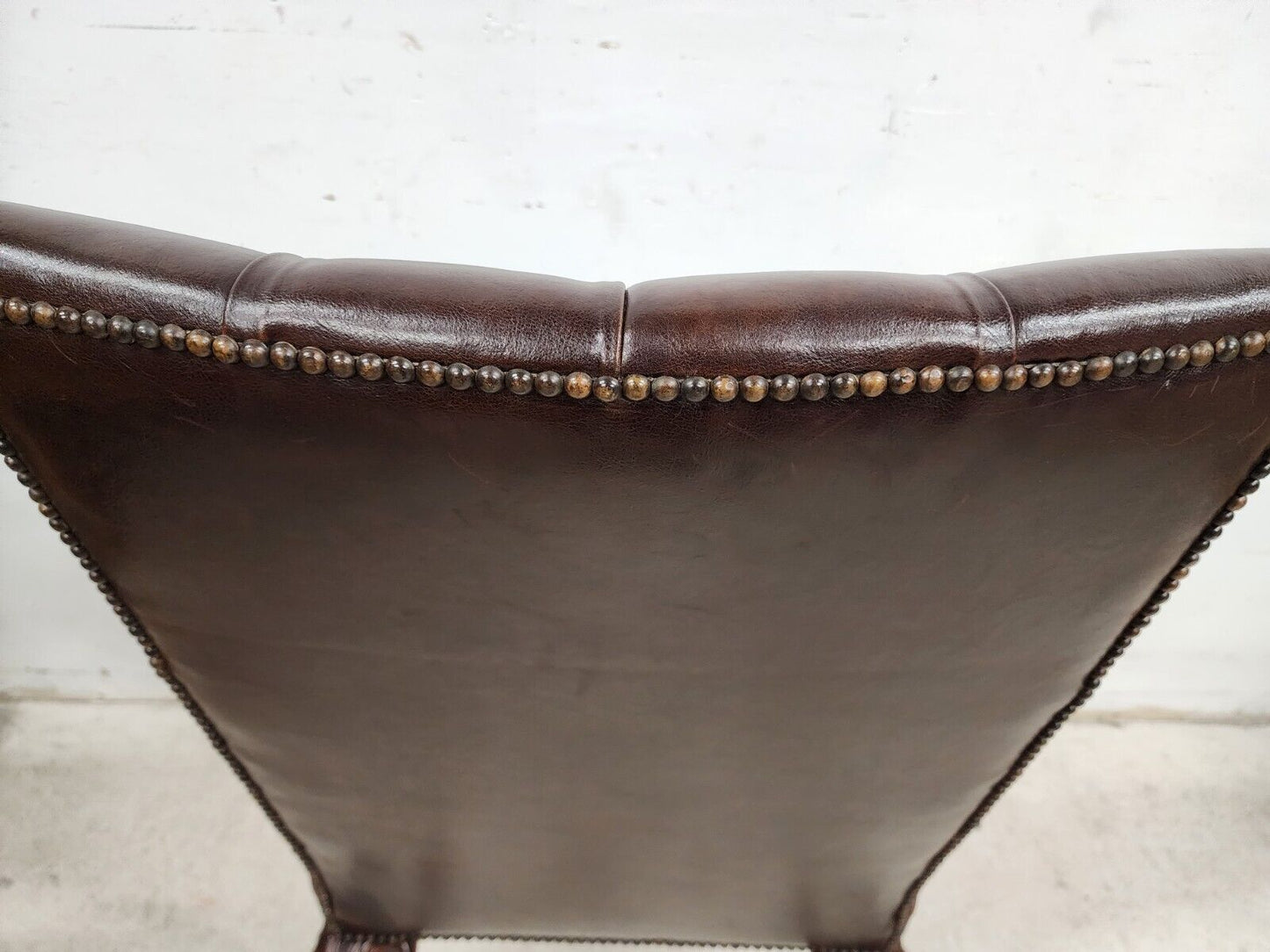 Leather Library Armchair by Theodore Alexander
