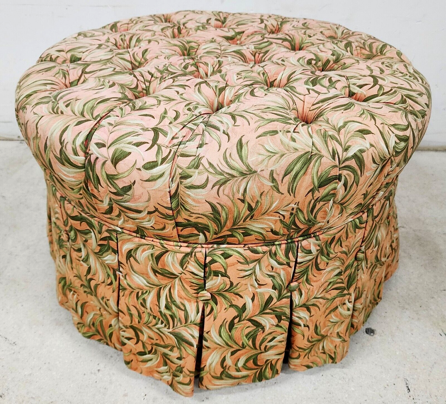 Tropical Coastal Ottoman Ethan Allen