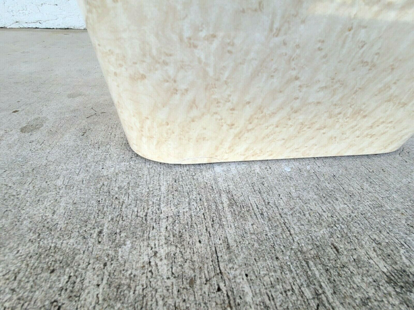Vintage MCM Formica Pedestal Dining Game Table