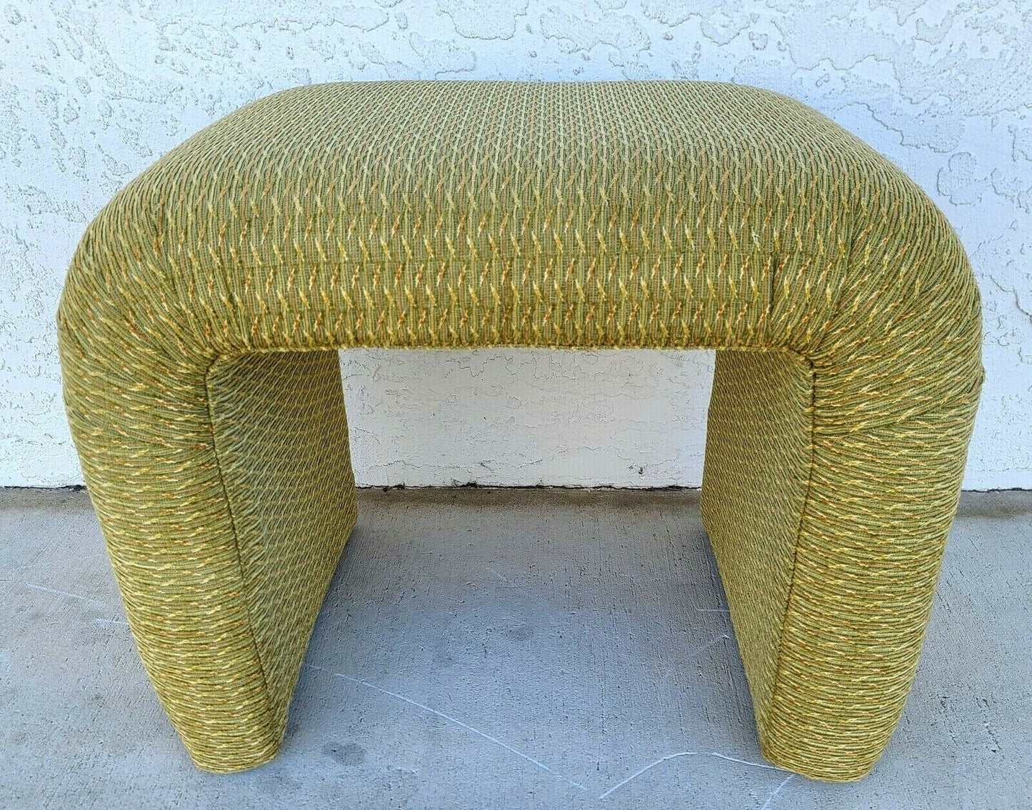 MCM Upholstered Ottoman Footstool by TAYLOR KING