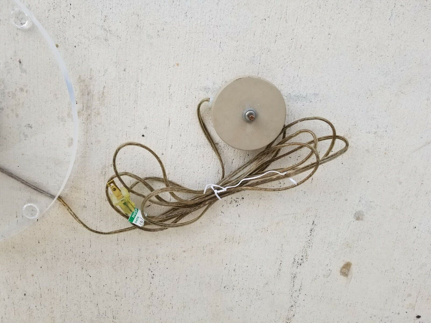 MCM 1980's Lucite Torchiere Mid Century Modern Floor Lamp by OPTIQUE 68"