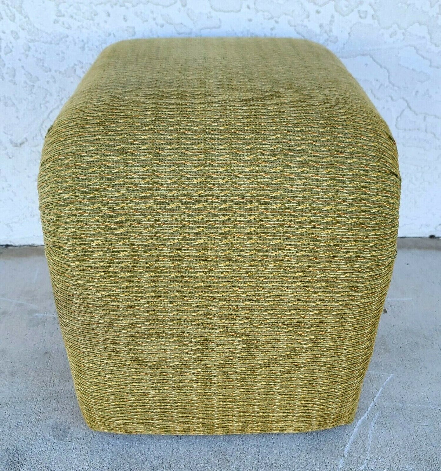 MCM Upholstered Ottoman Footstool by TAYLOR KING
