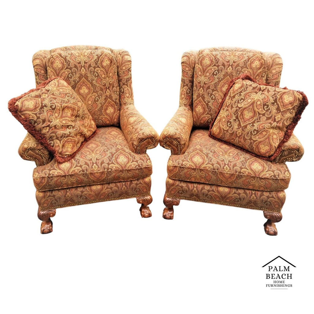 Wingback Lounge Chairs Set of 2 by TAYLOR KING