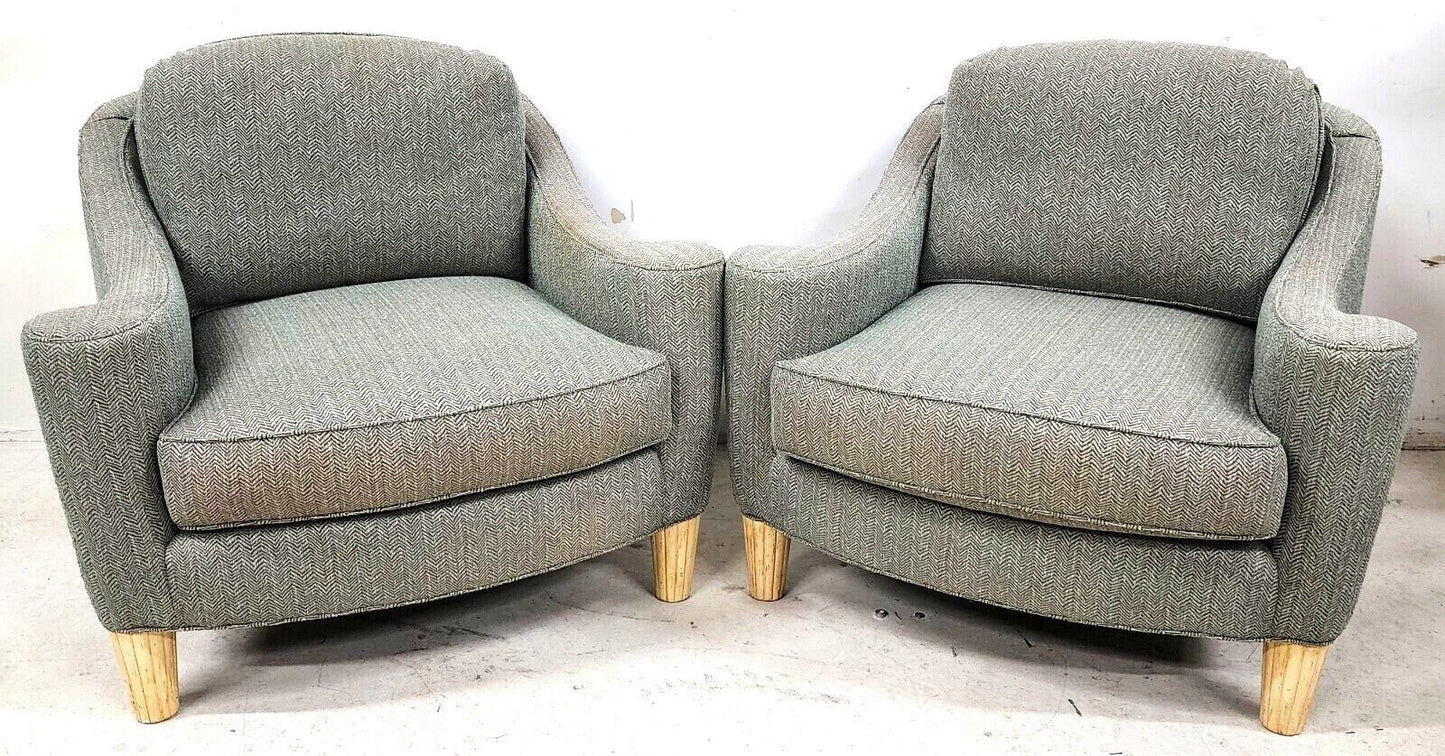 Pair of Modern Contemporary Club Chairs by PEARSON