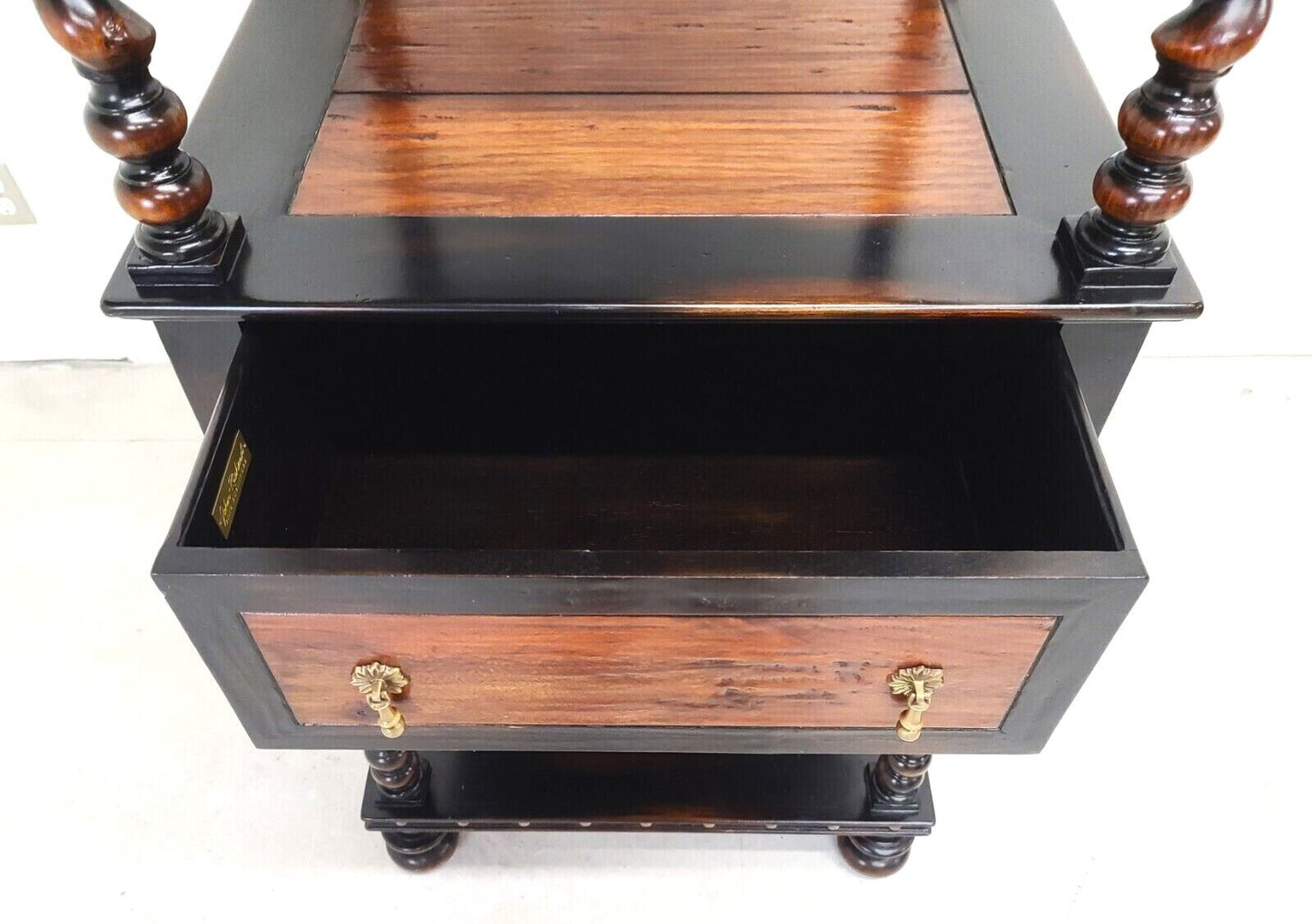 English Style Barley Twist Etagere Display Shelves by JOHN RICHARD