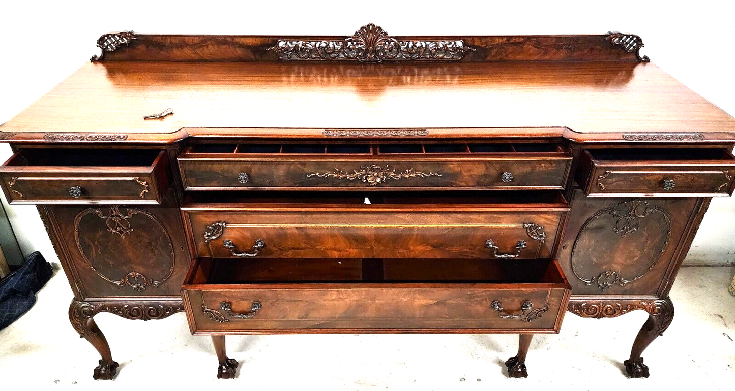 Chippendale Buffet Sideboard Antique by ROYAL FURNITURE Co