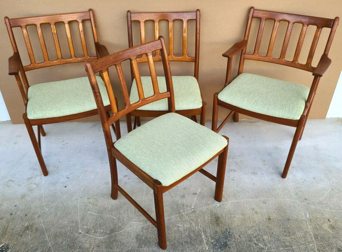Johannes Andersen Teak Dining Chairs for Uldum Møbelfabrik - Set of 4