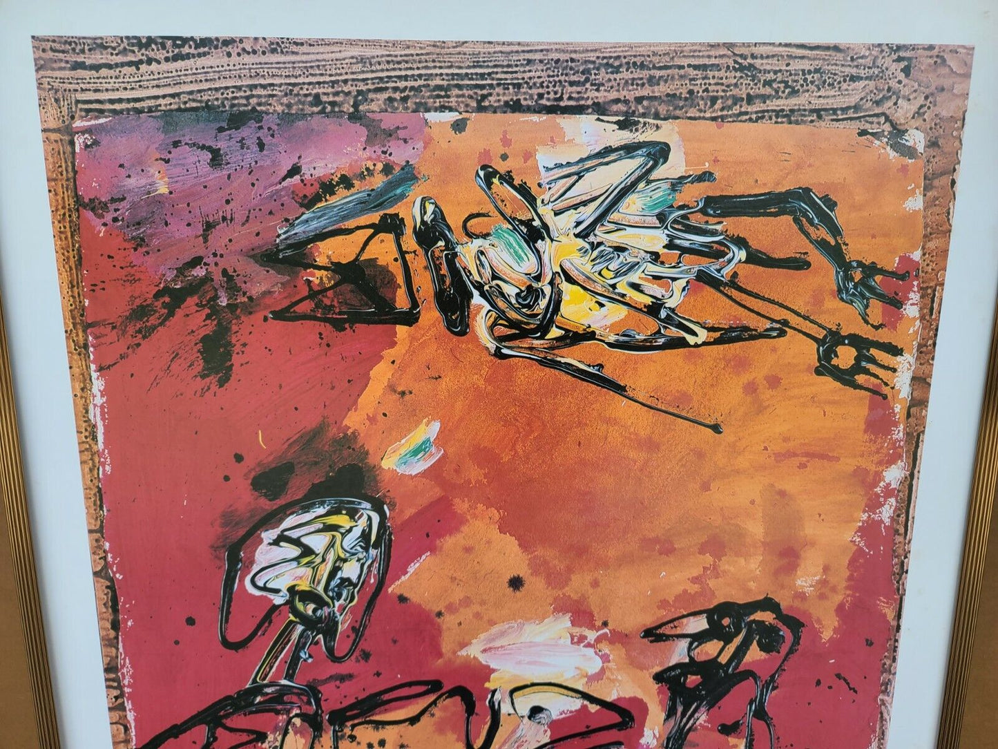 1990's Hand Signed KNUD NIELSEN (Listed Danish) Museum Exhibition Print