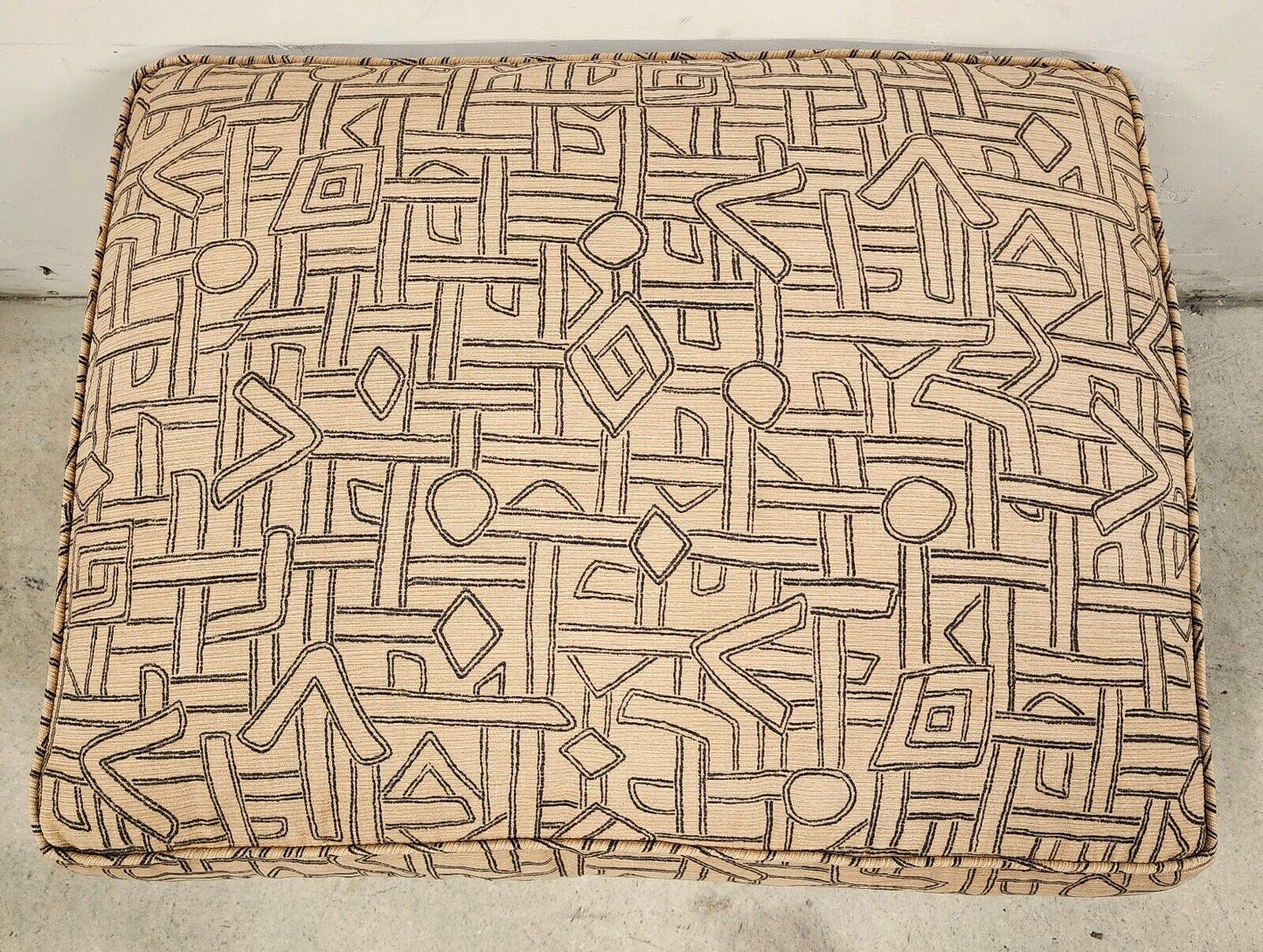 Raleigh Ottoman Geometric by CHARLES STEWART