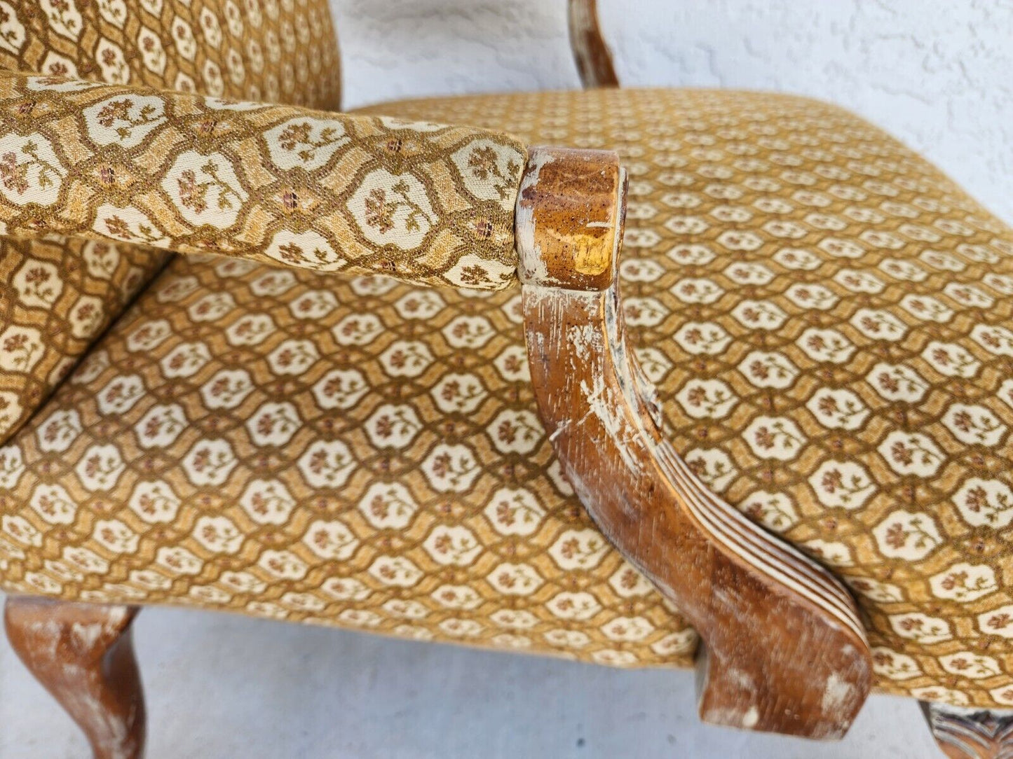 French Provincial Armchair Lounge Chair