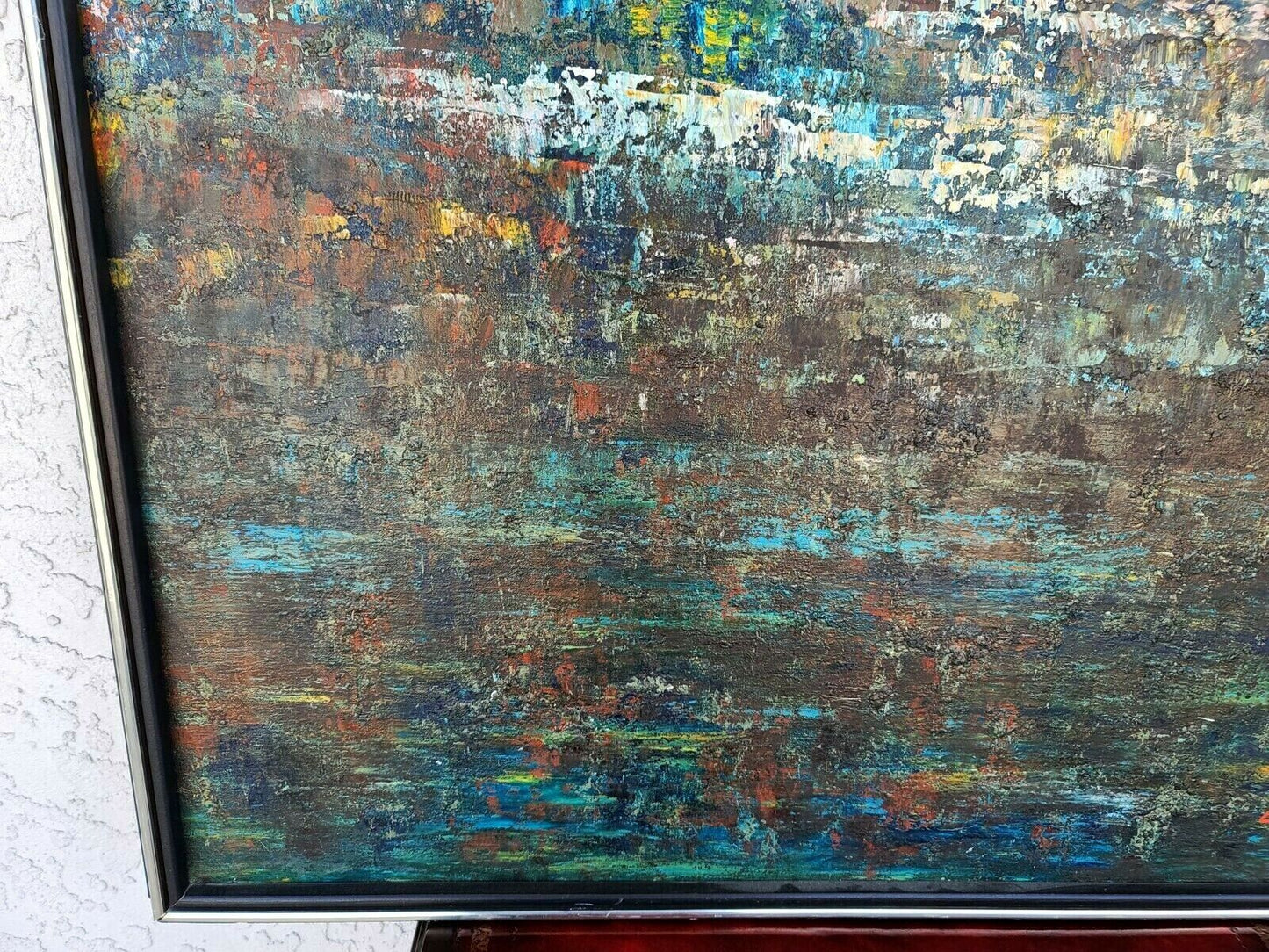 MCM Original Signed W LUCAS Cityscape Oil Painting