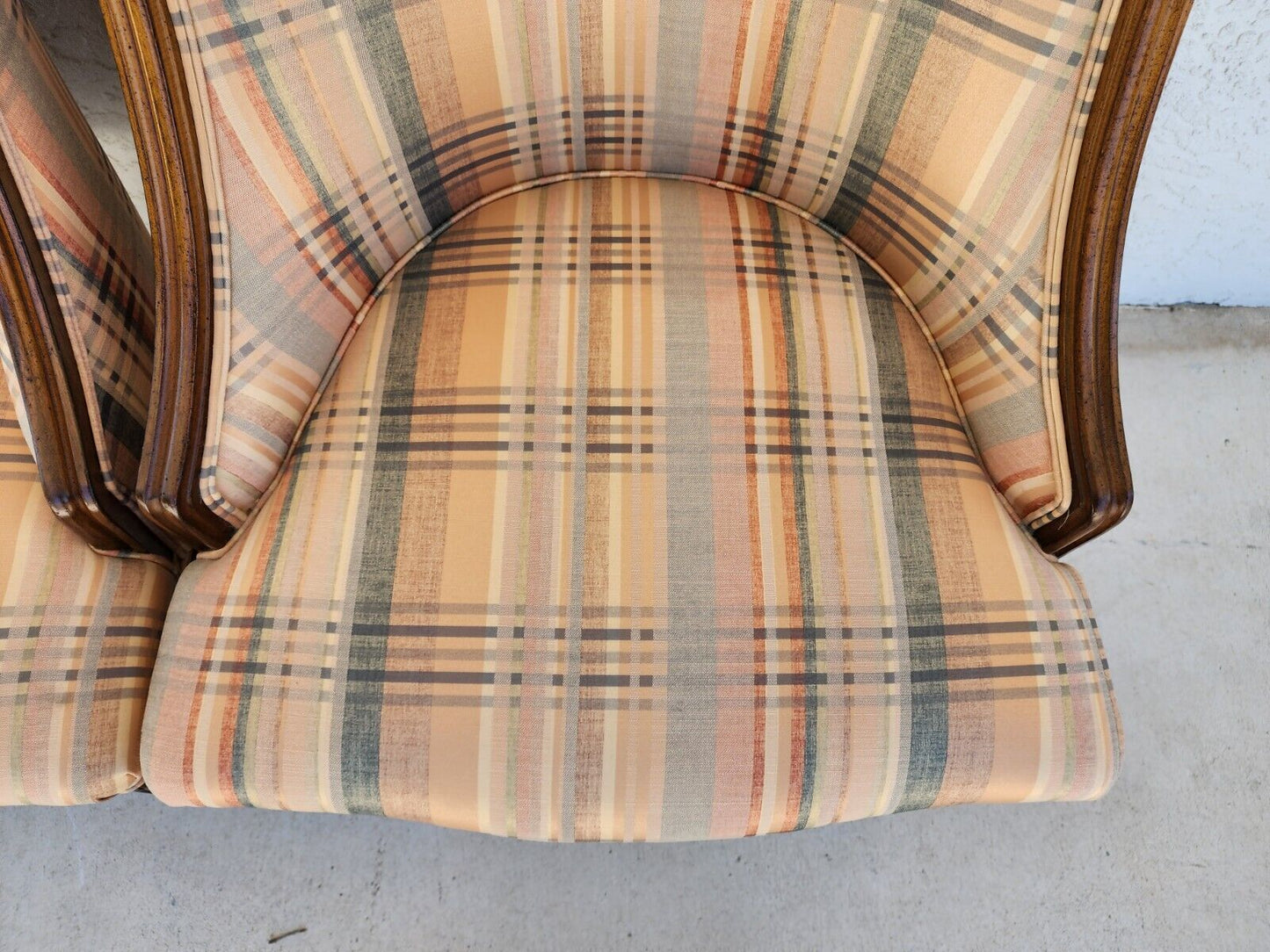 Country French Chairs Accent Antique 1940s Set of 2