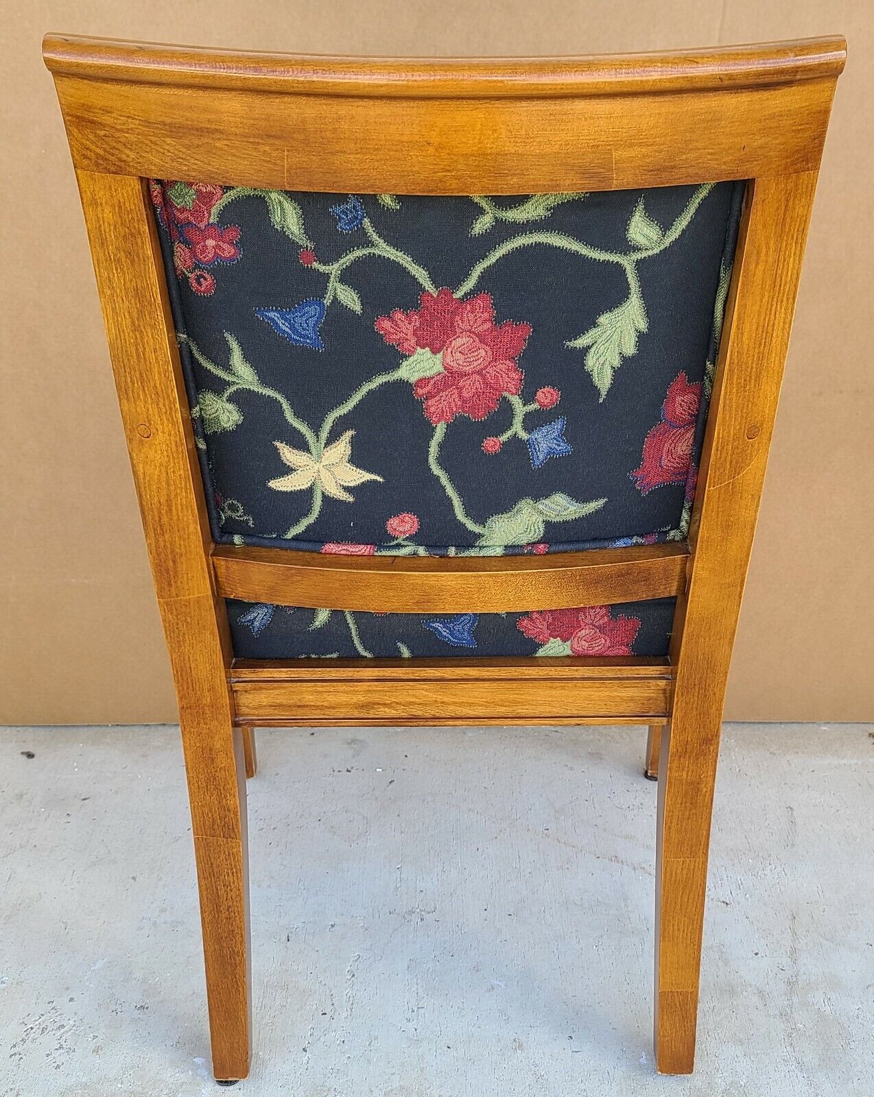 French Directoire Style Ebonized Carved Dolphins Desk Armchair